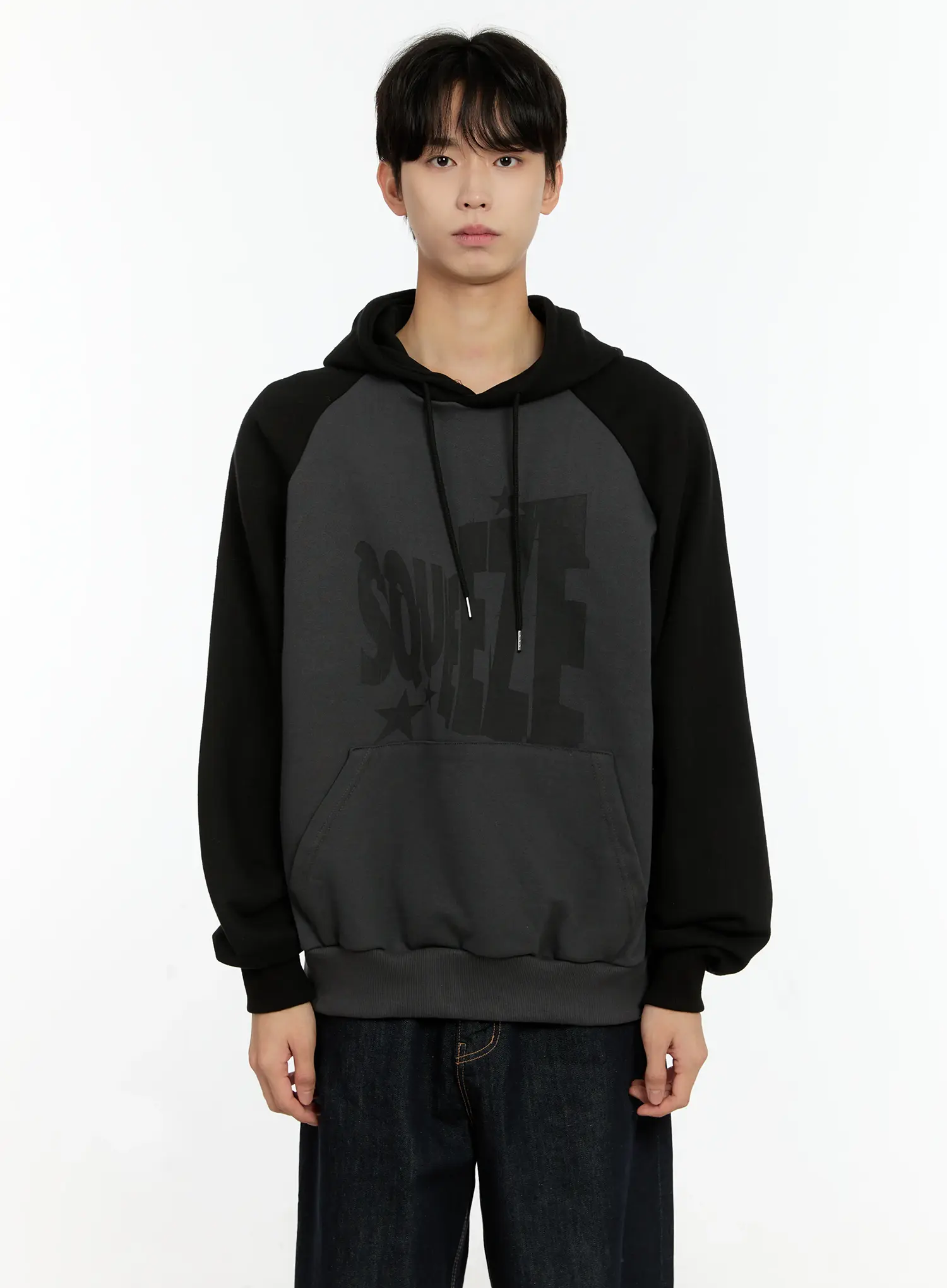 Men's Casual Raglan Hoodie IN503 - Image 11