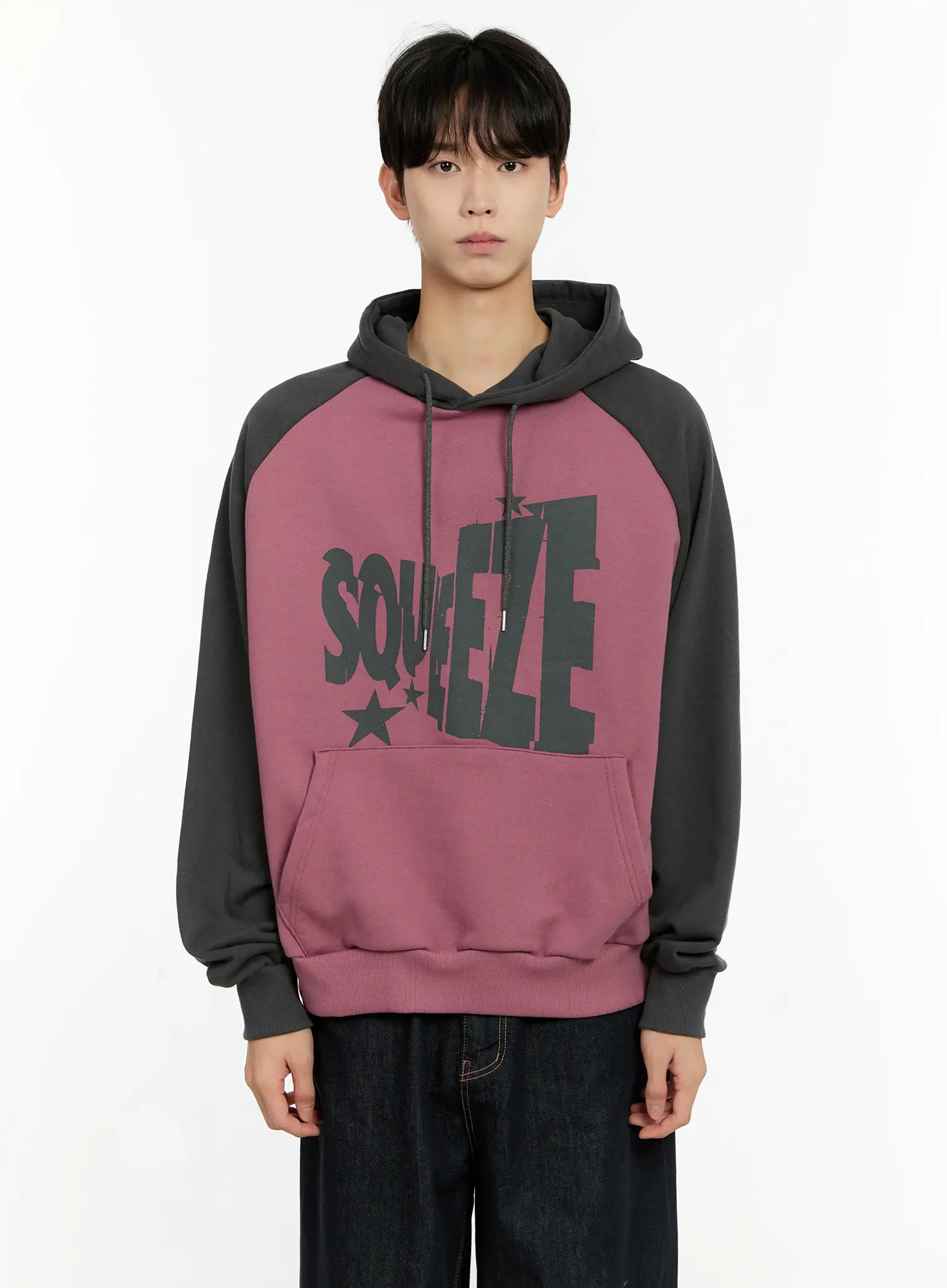 Men's Casual Raglan Hoodie IN503 - Image 12