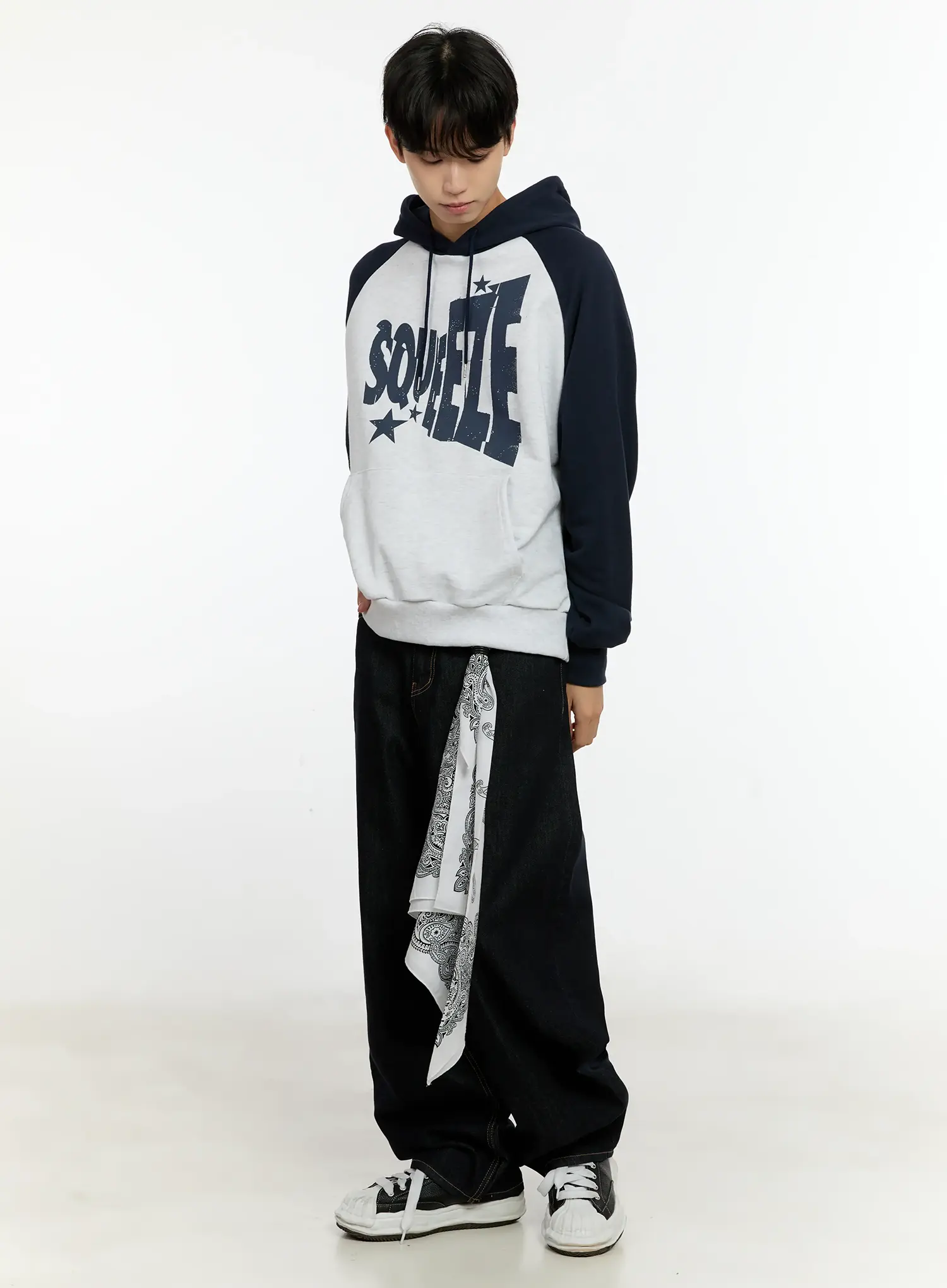 Men's Casual Raglan Hoodie IN503 - Image 8