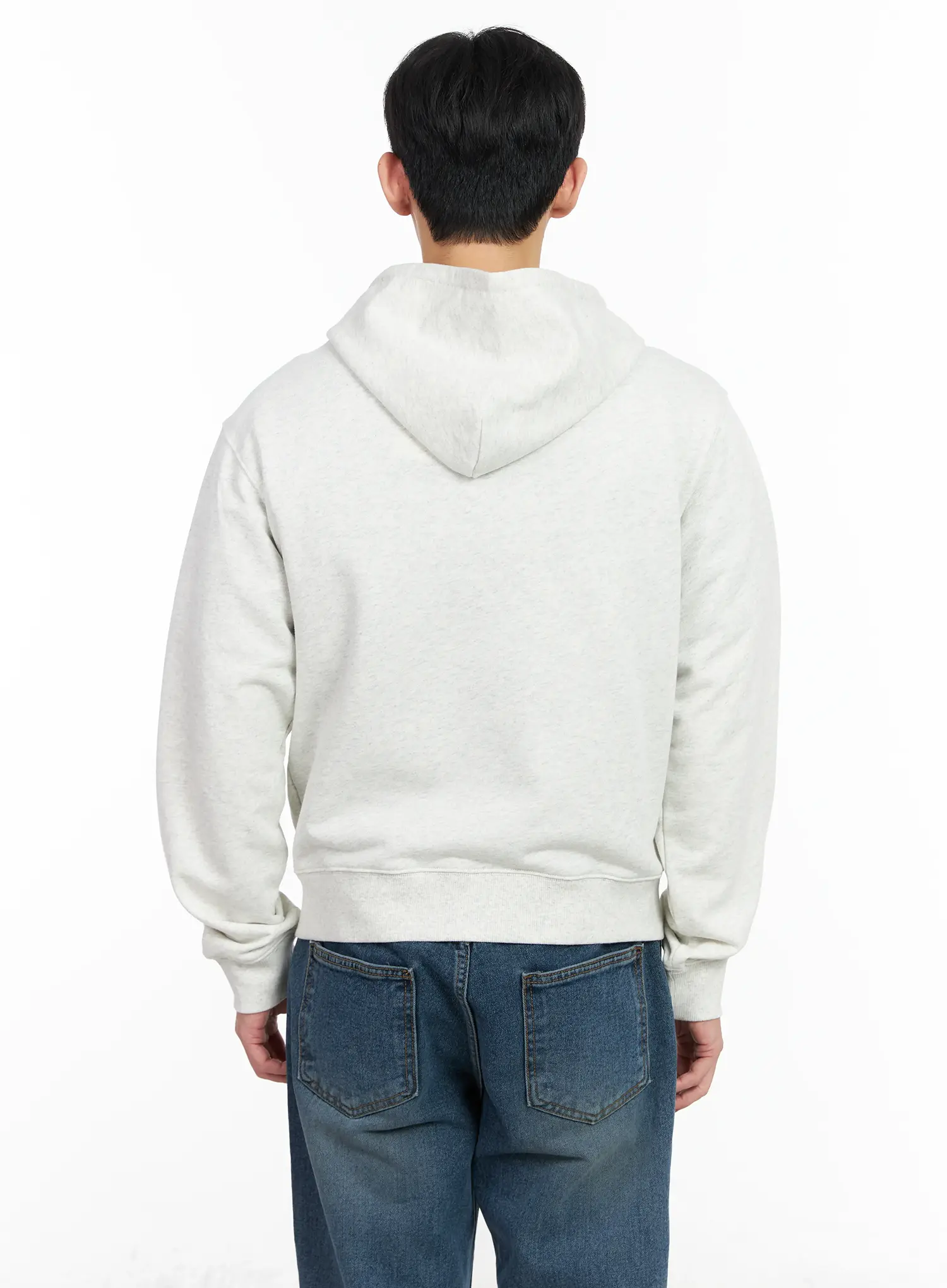 Men's Casual Zip-Up Hoodie IM518 - Image 5