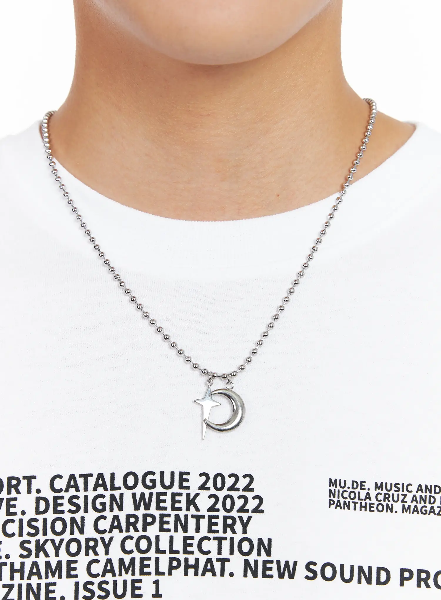 Men's Celestial Chain Necklace IG508 - Image 2