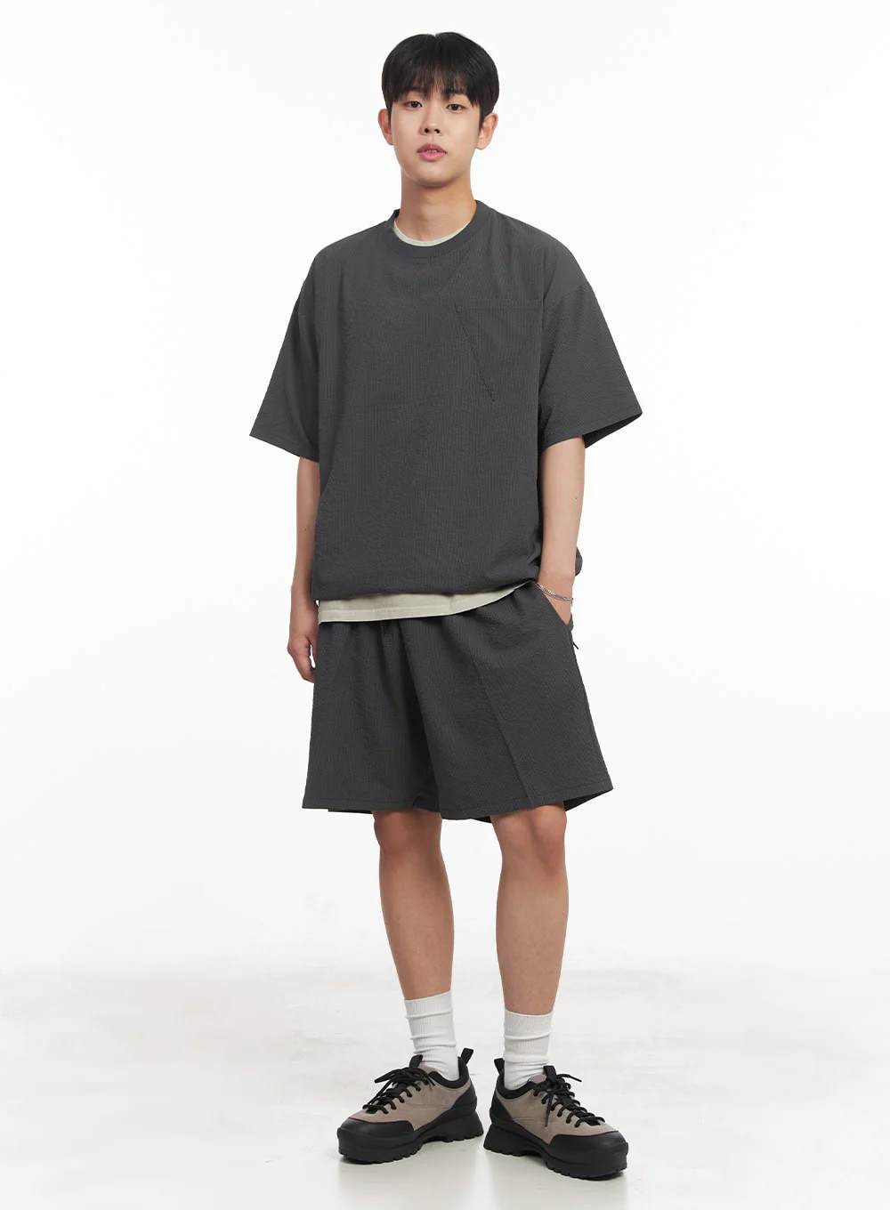 Men's Chic Wide-Fit Sweatshorts IA525