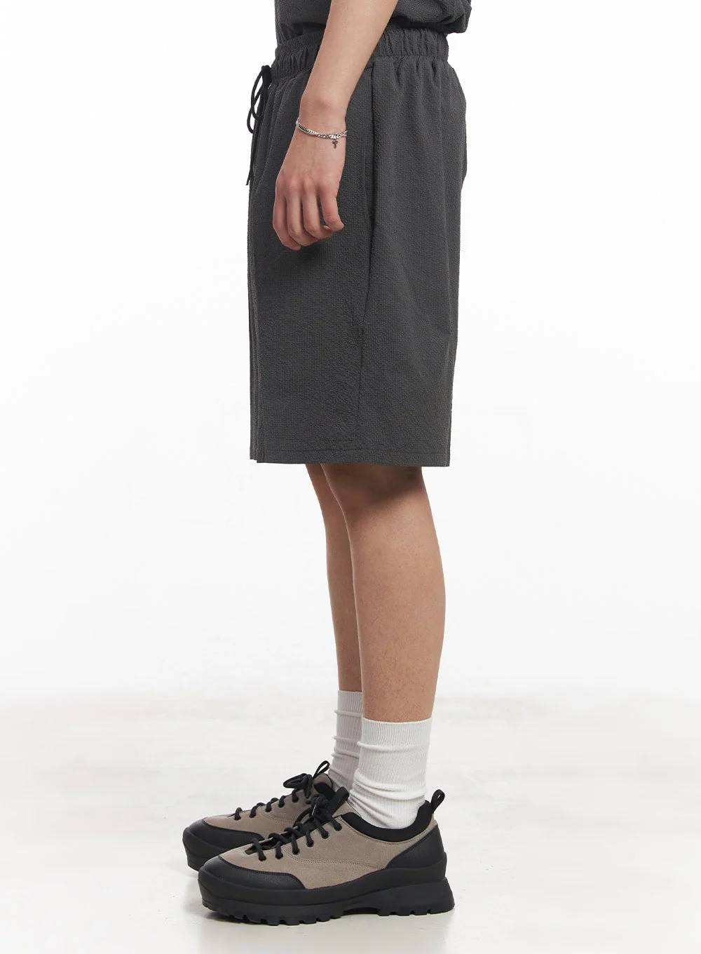 Men's Chic Wide-Fit Sweatshorts IA525 - Image 4