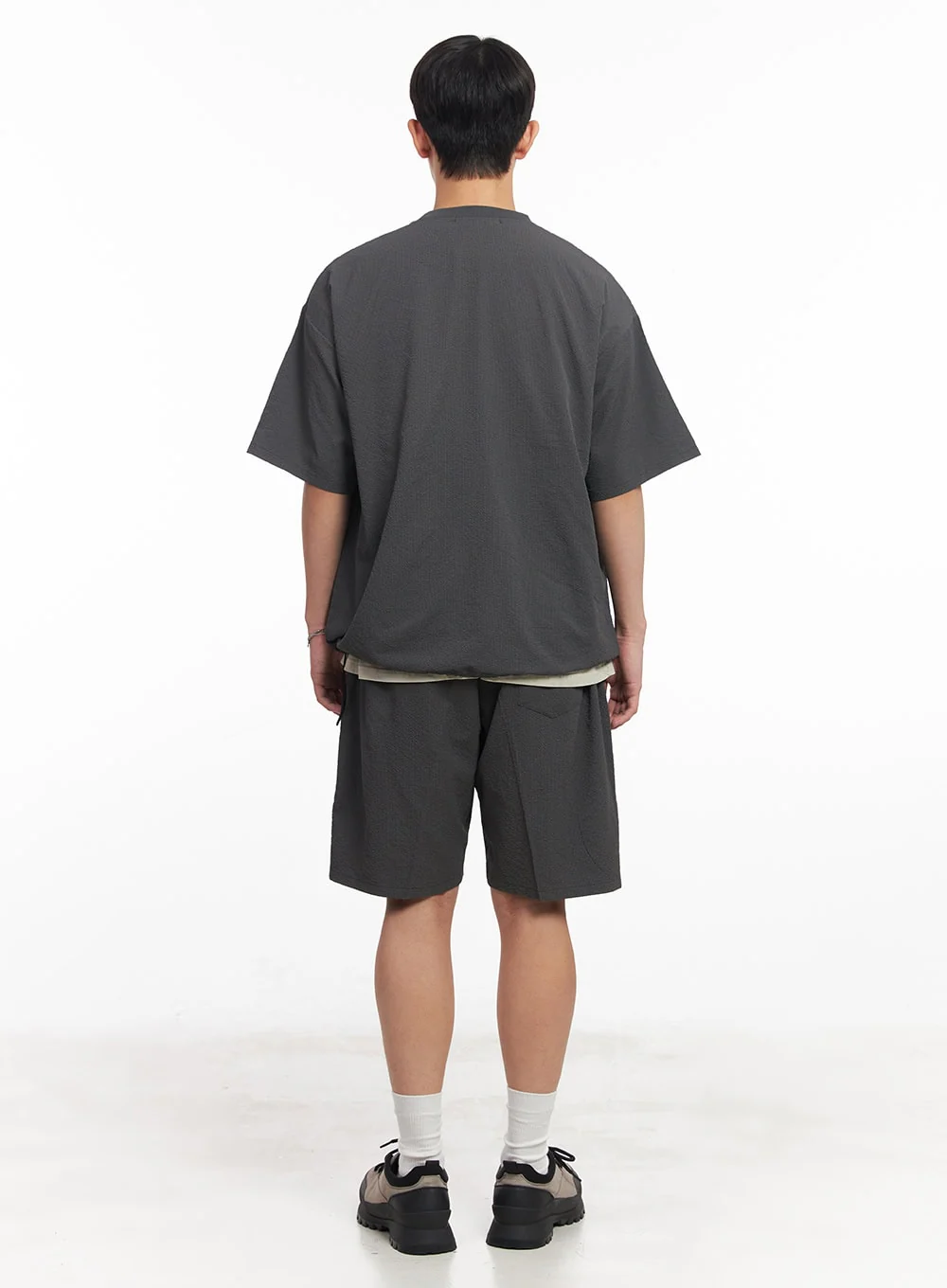 Men's Chic Wide-Fit Sweatshorts IA525 - Image 9