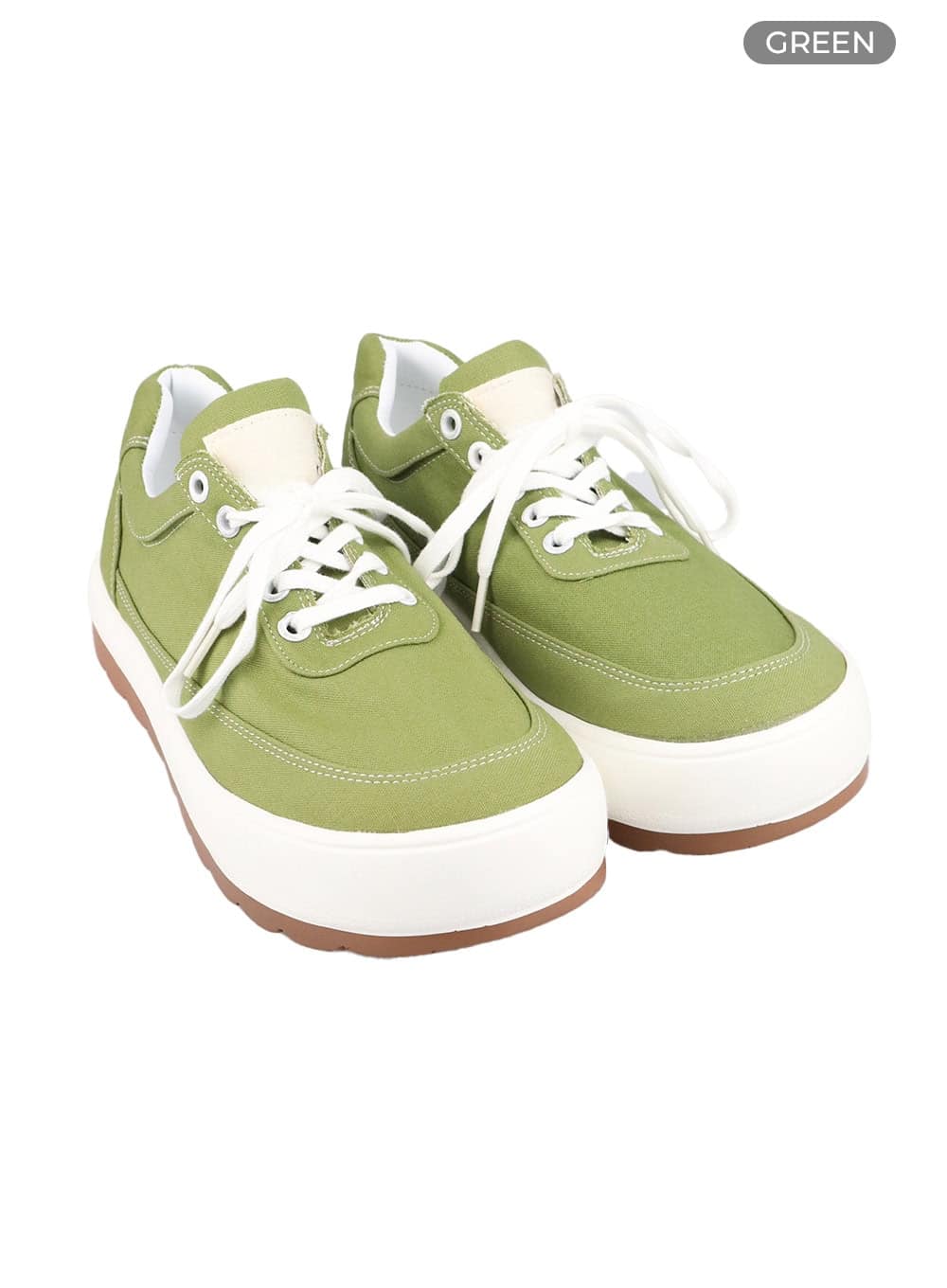 Men's Chunky Sole Sneakers IY410 - Image 5