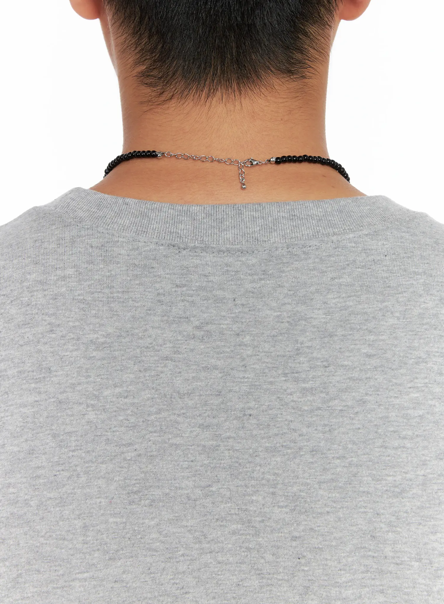 Men's Classic Beaded Necklace IS510 - Image 10