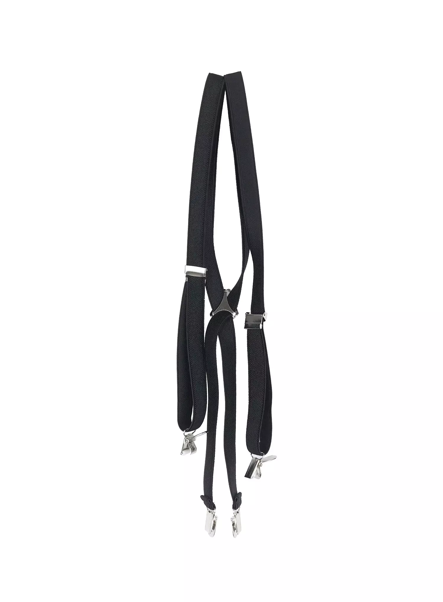 Men's Classic Black Suspenders IL516 - Image 7