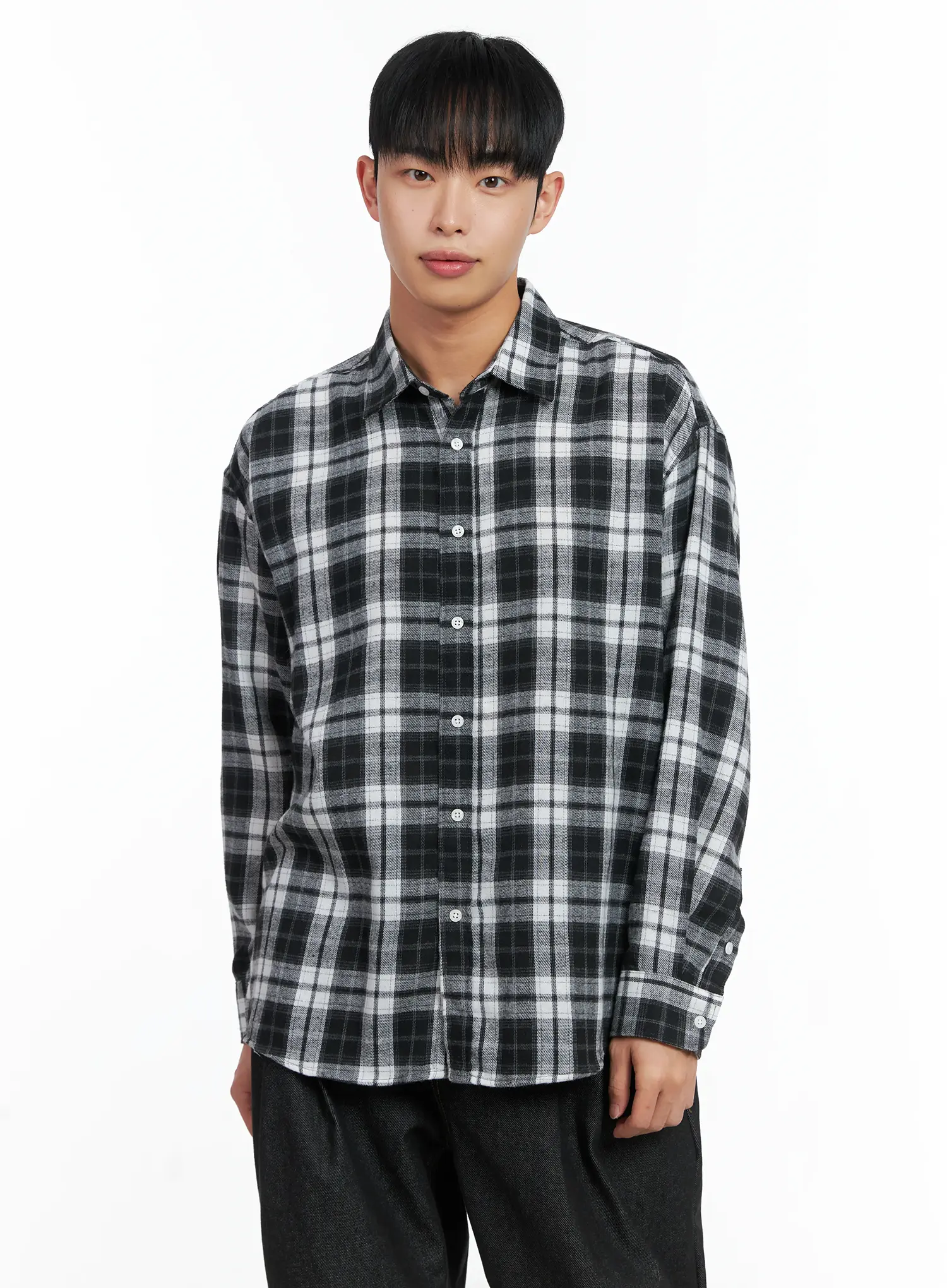 Men's Classic Plaid Shirt IN518