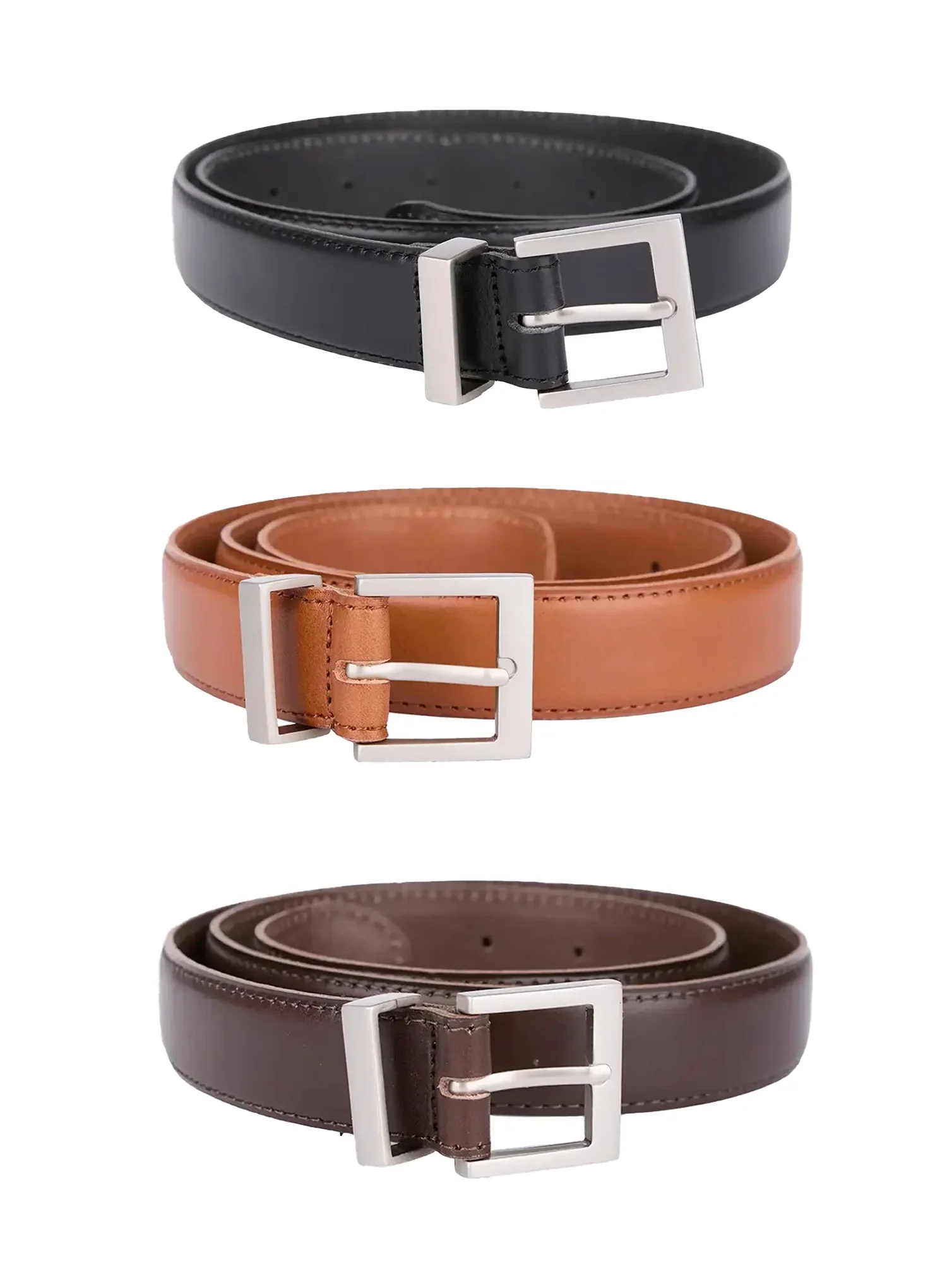 Men's Classic Square Buckle Belt IL516