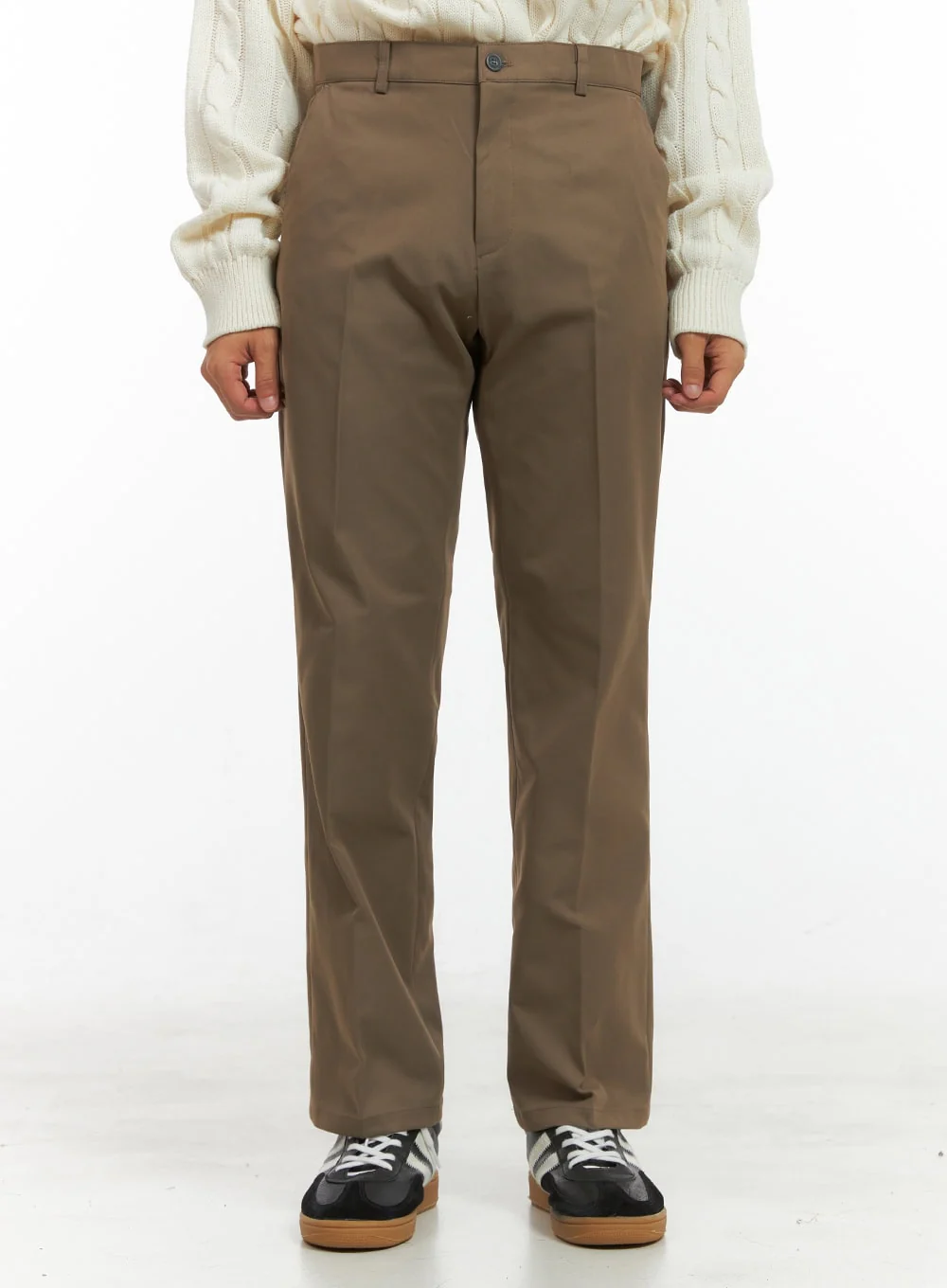 Men's Classic Straight Leg Trousers IS420 - Image 2