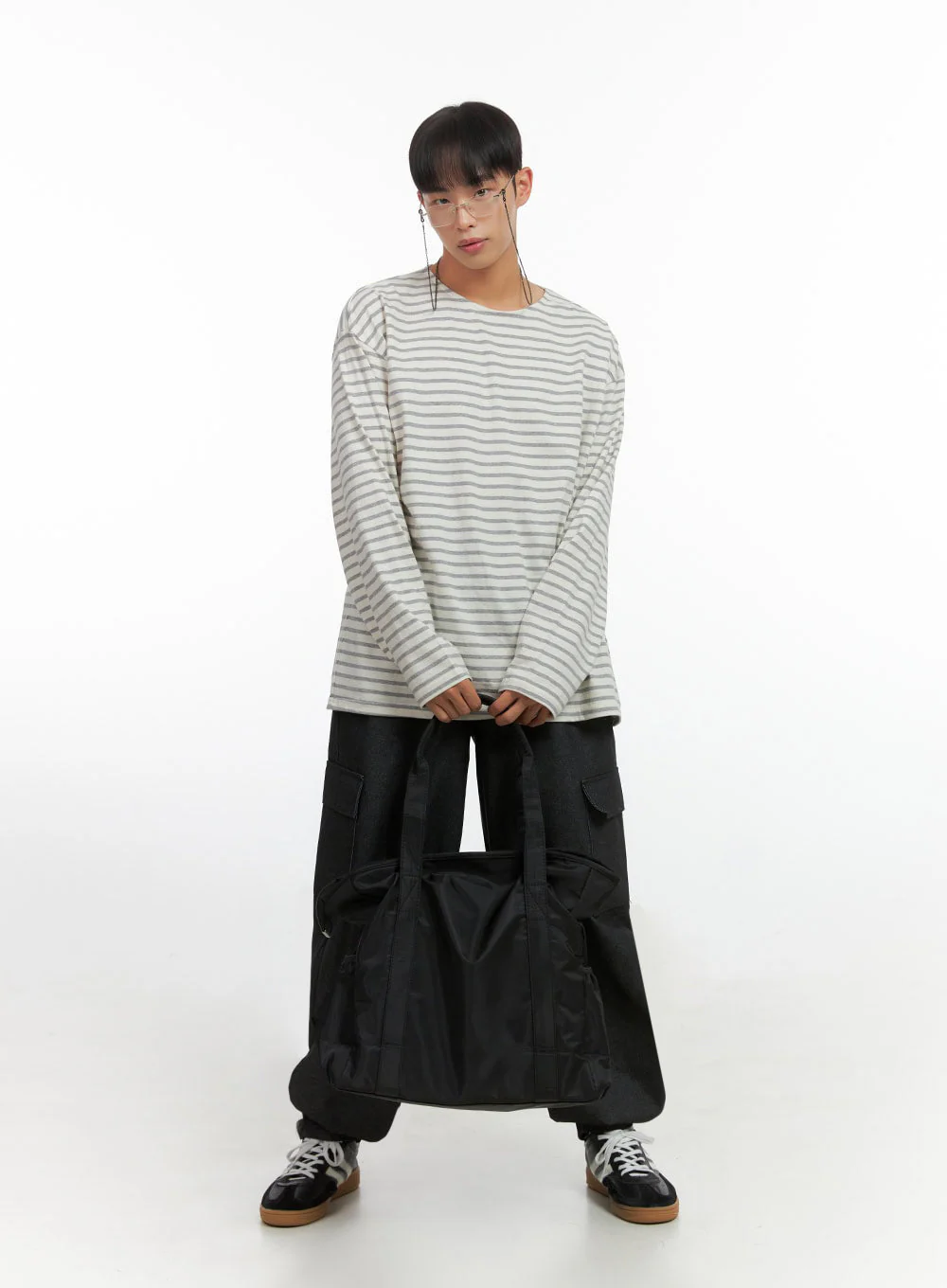 Men's Classic Stripe T-Shirt IO420 - Image 2