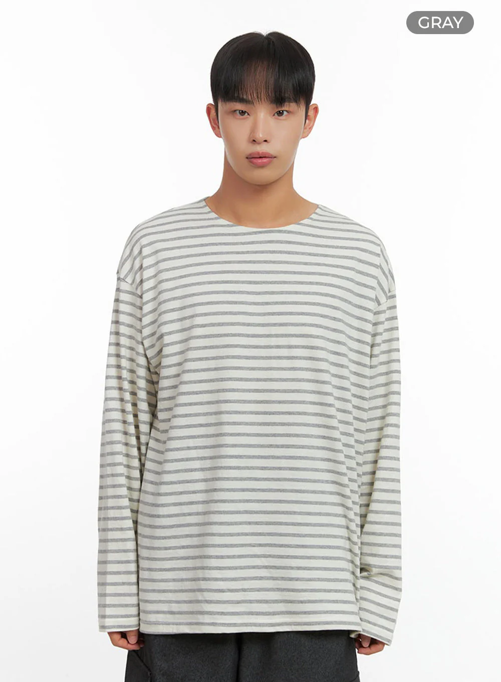 Men's Classic Stripe T-Shirt IO420 - Image 9