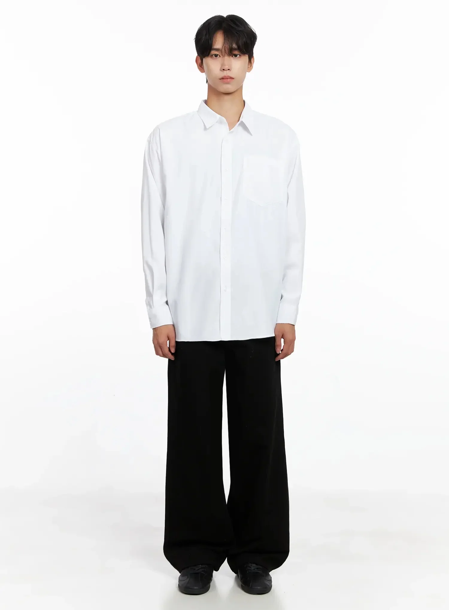 Men's Classic Wide Pants IO516 - Image 8