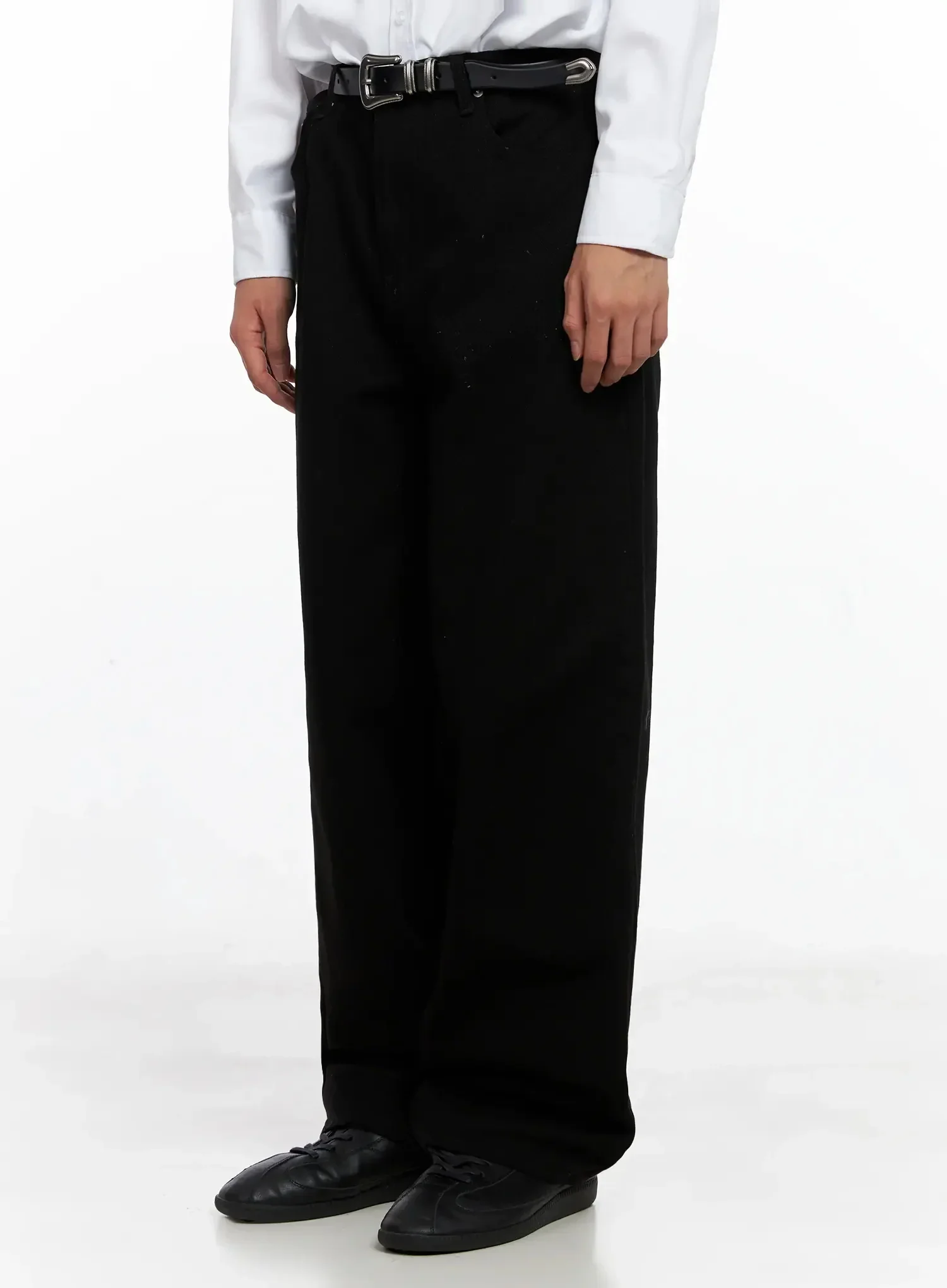 Men's Classic Wide Pants IO517 - Image 5