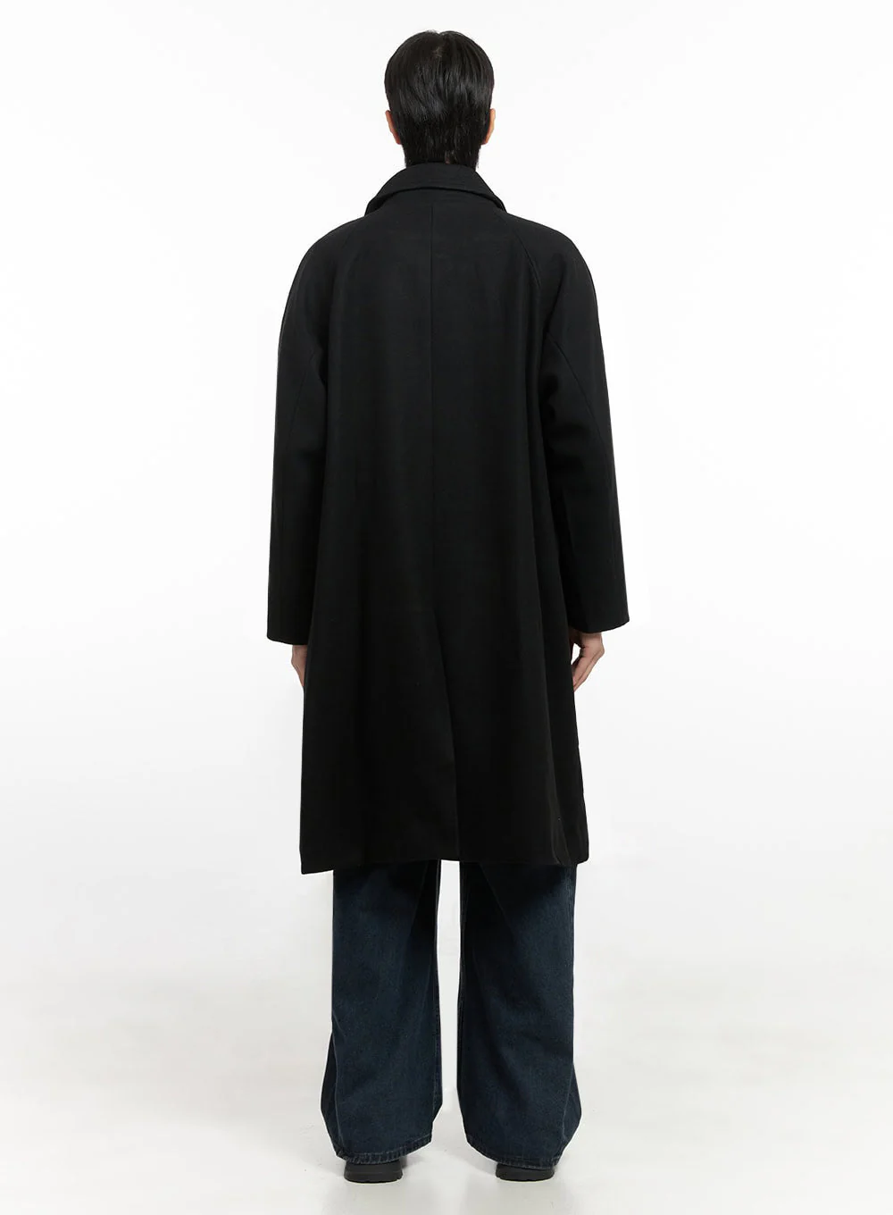 Men's Collared Long Coat ID406 - Image 9
