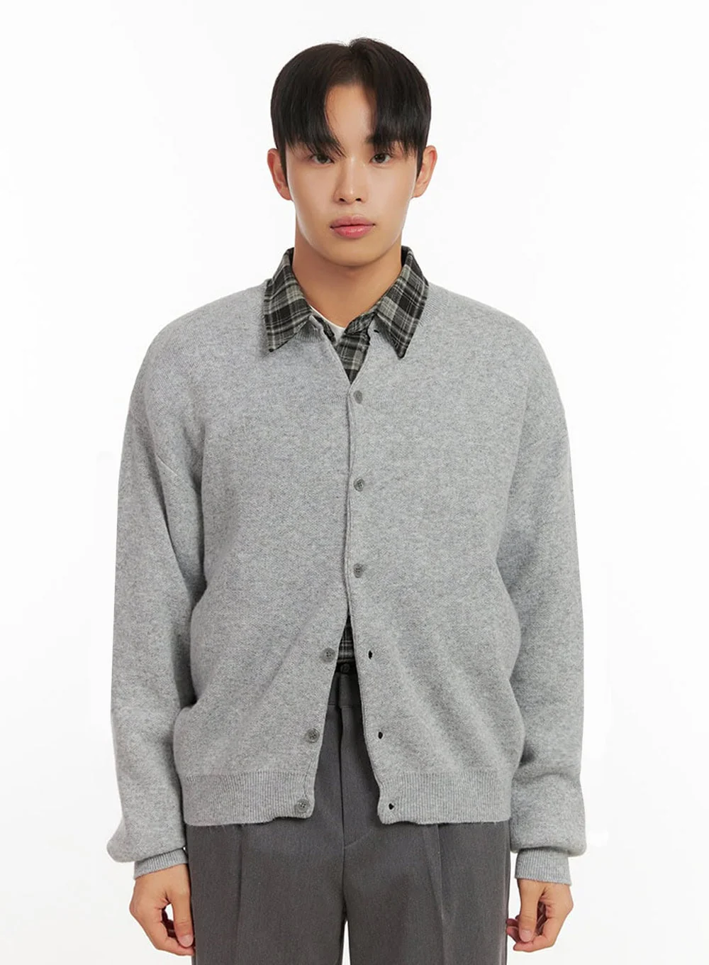 Men's Comfy Buttoned Sweater ID406 - Image 10