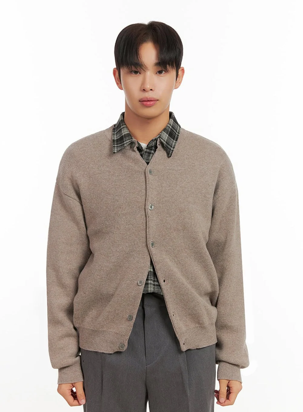 Men's Comfy Buttoned Sweater ID406 - Image 11