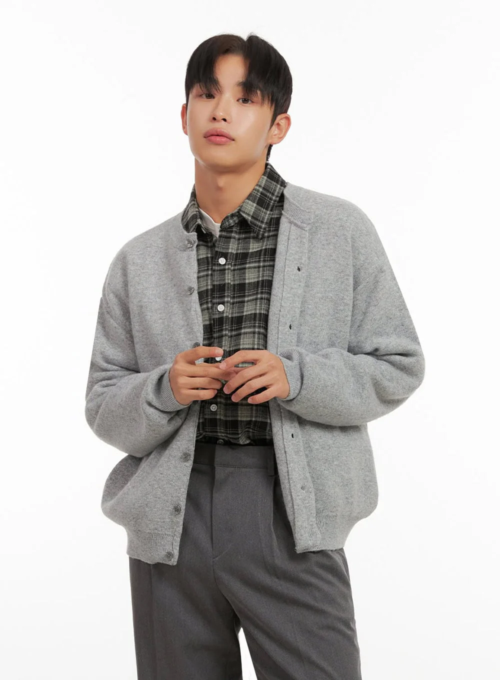Men's Comfy Buttoned Sweater ID406 - Image 3