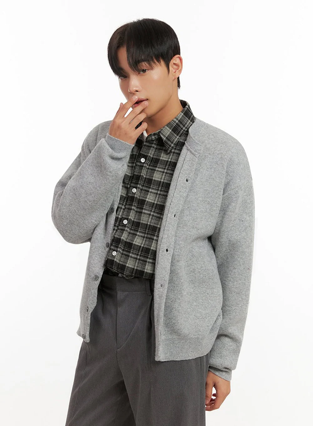 Men's Comfy Buttoned Sweater ID406 - Image 4