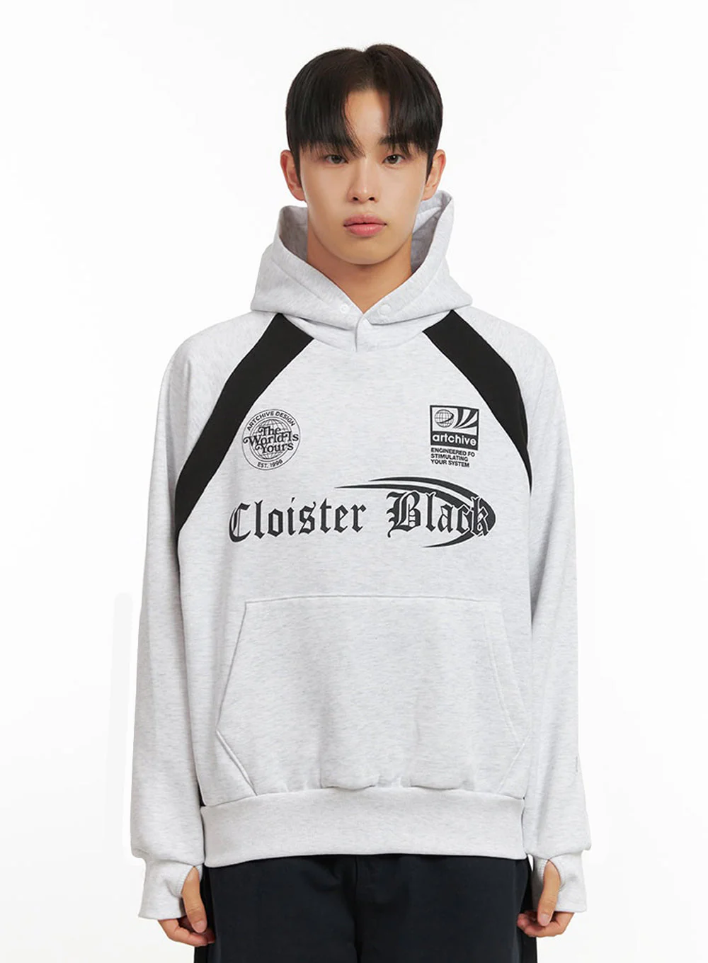 Men's Cotton Graphic Hoodie ID413 - Image 11