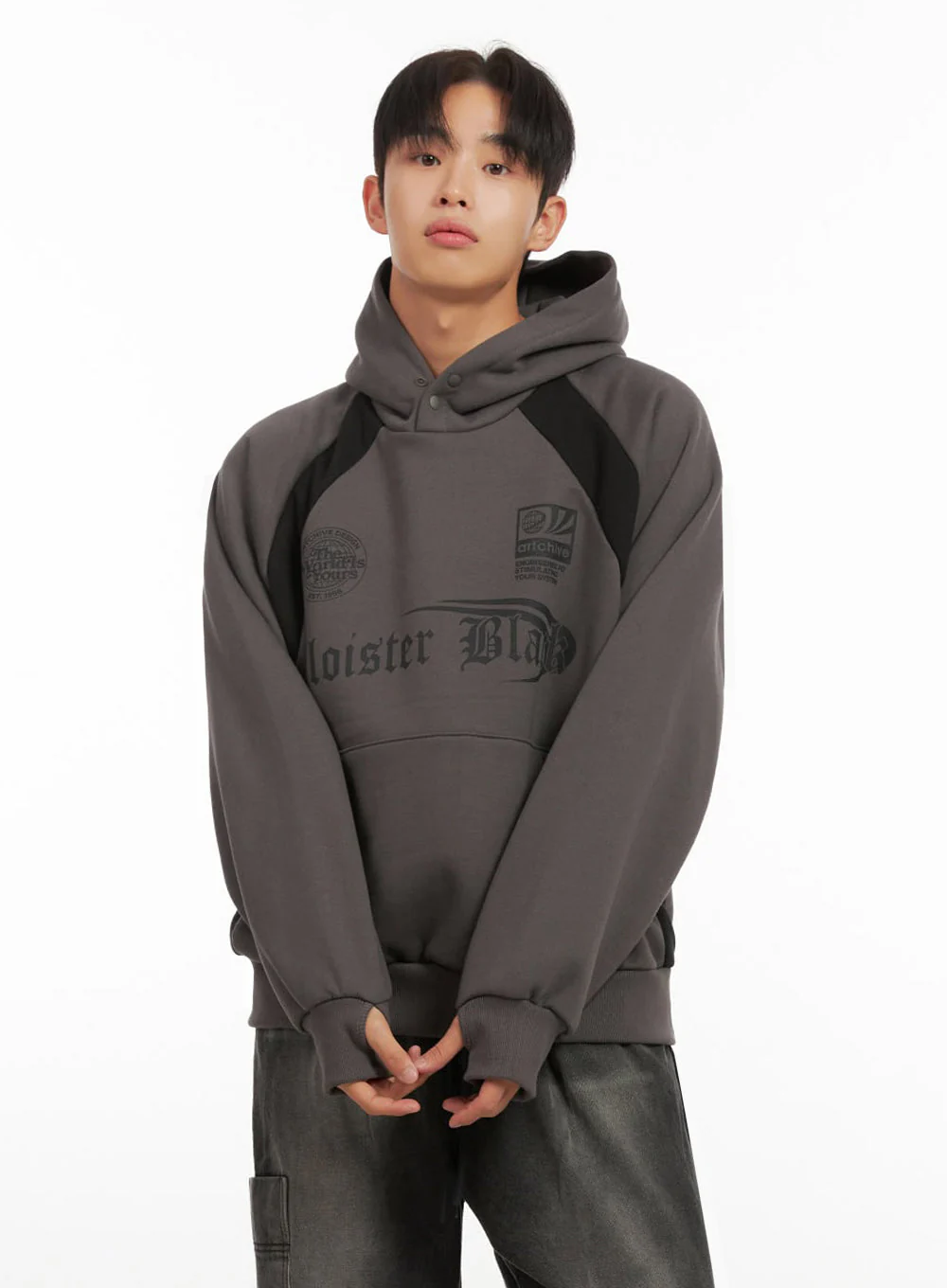 Men's Cotton Graphic Hoodie ID413 - Image 3