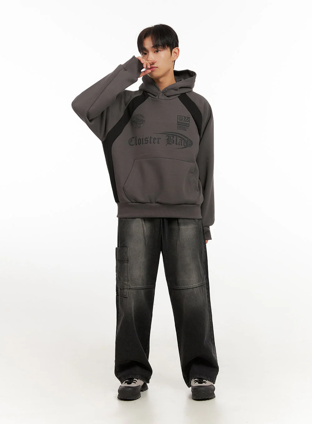 Men's Cotton Graphic Hoodie ID413 - Image 6