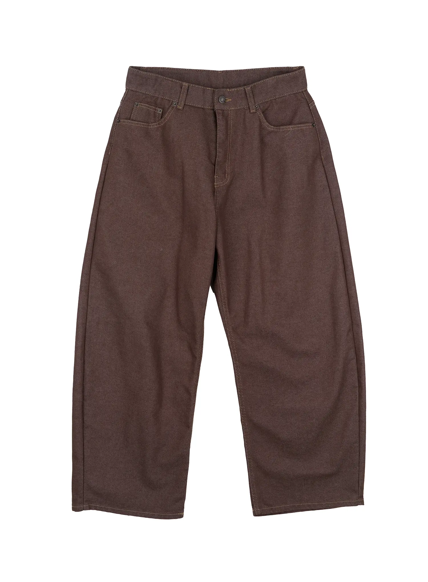 Men's Cotton Stitched Wide-Leg Pants IF516 - Image 12