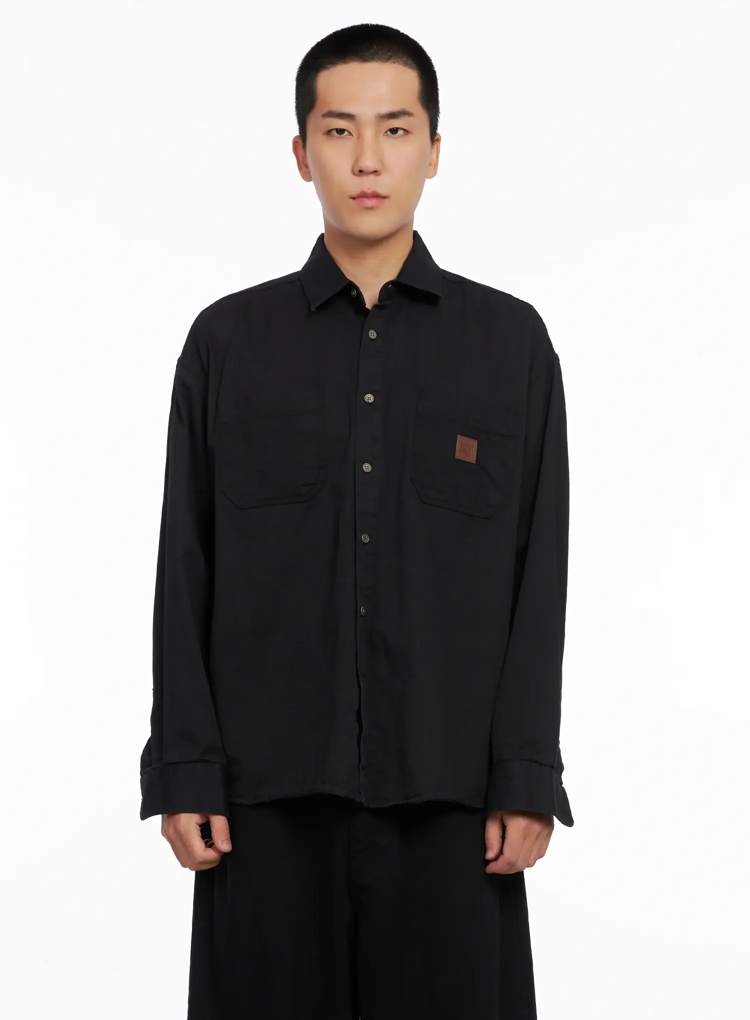 Men's Cozy Cotton Button-Up Shirt IG529 - Image 18