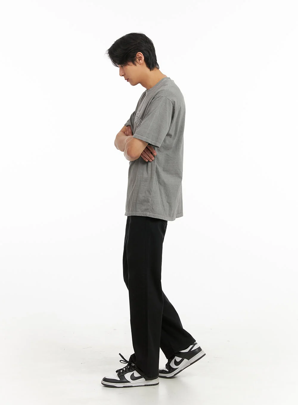Men's Crew Neck Embroidered Top IY416 - Image 6