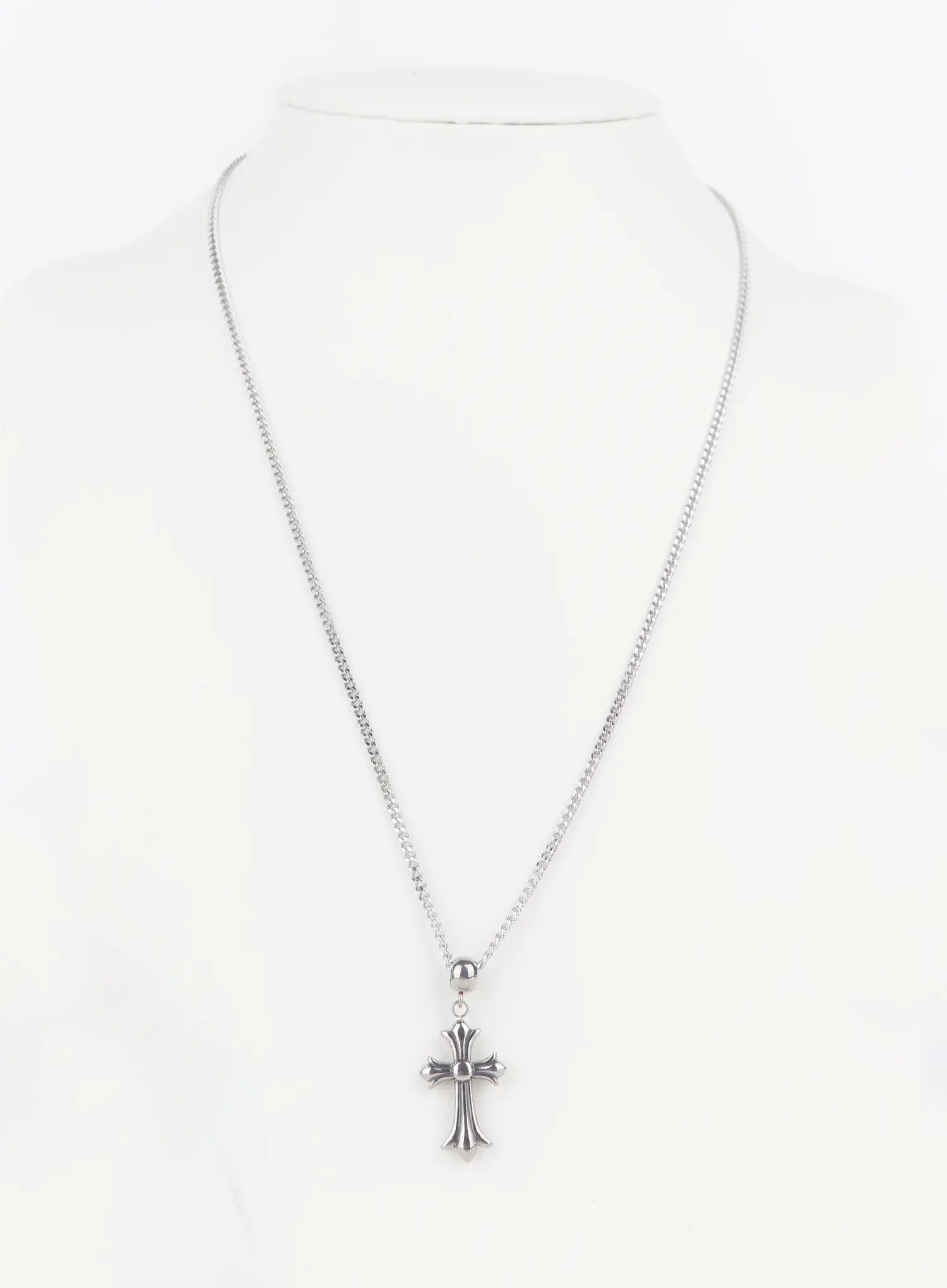 Men's Cross Chain Pendant Necklace IS509 - Image 6