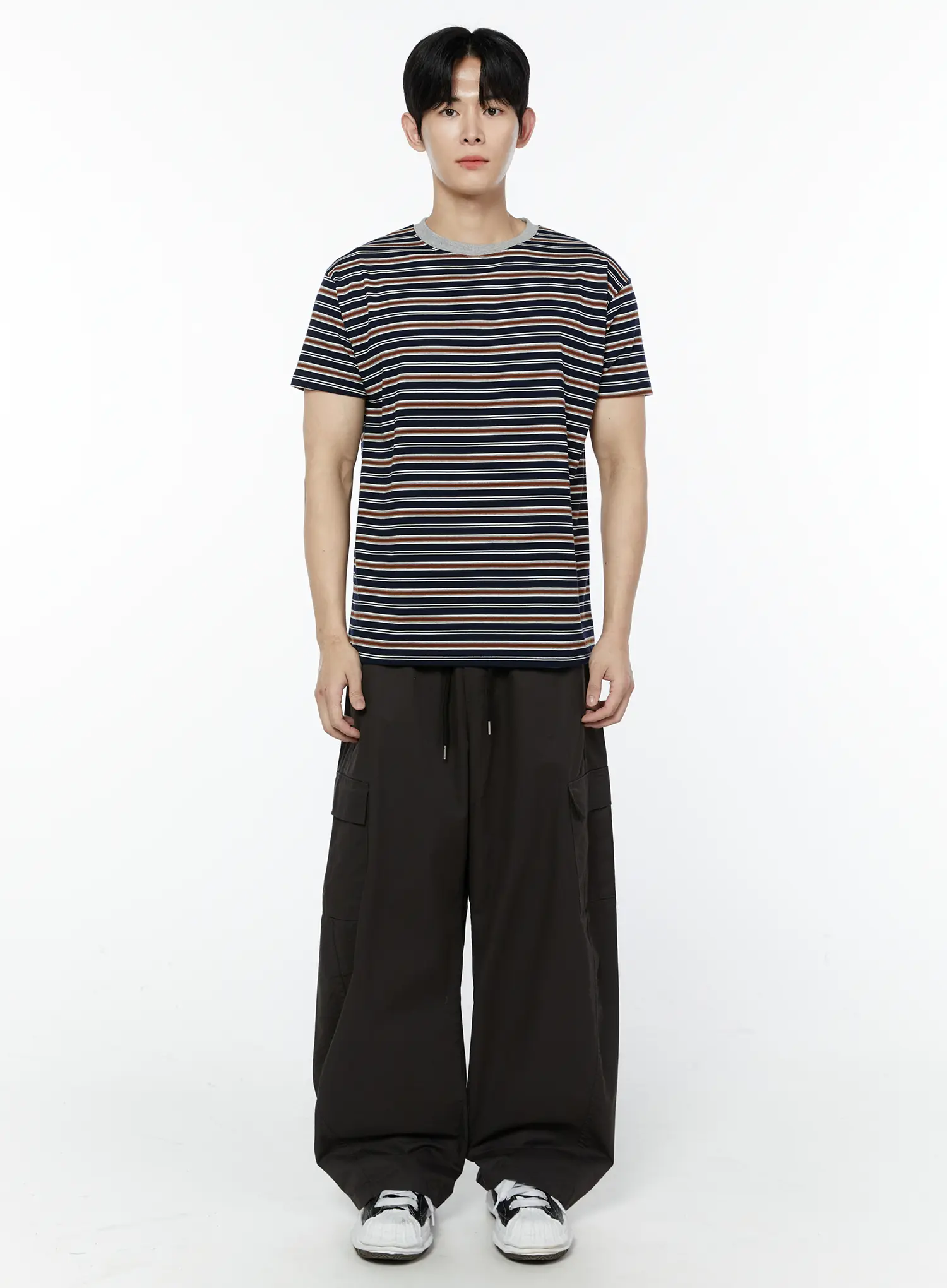 Men's Curved Fit Cargo Trousers IA527 - Image 5