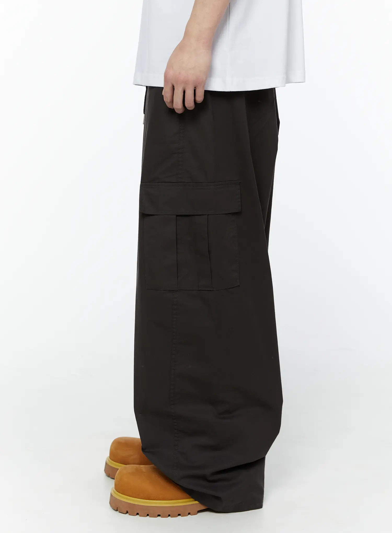 Men's Curved Fit Cargo Trousers IA527 - Image 7