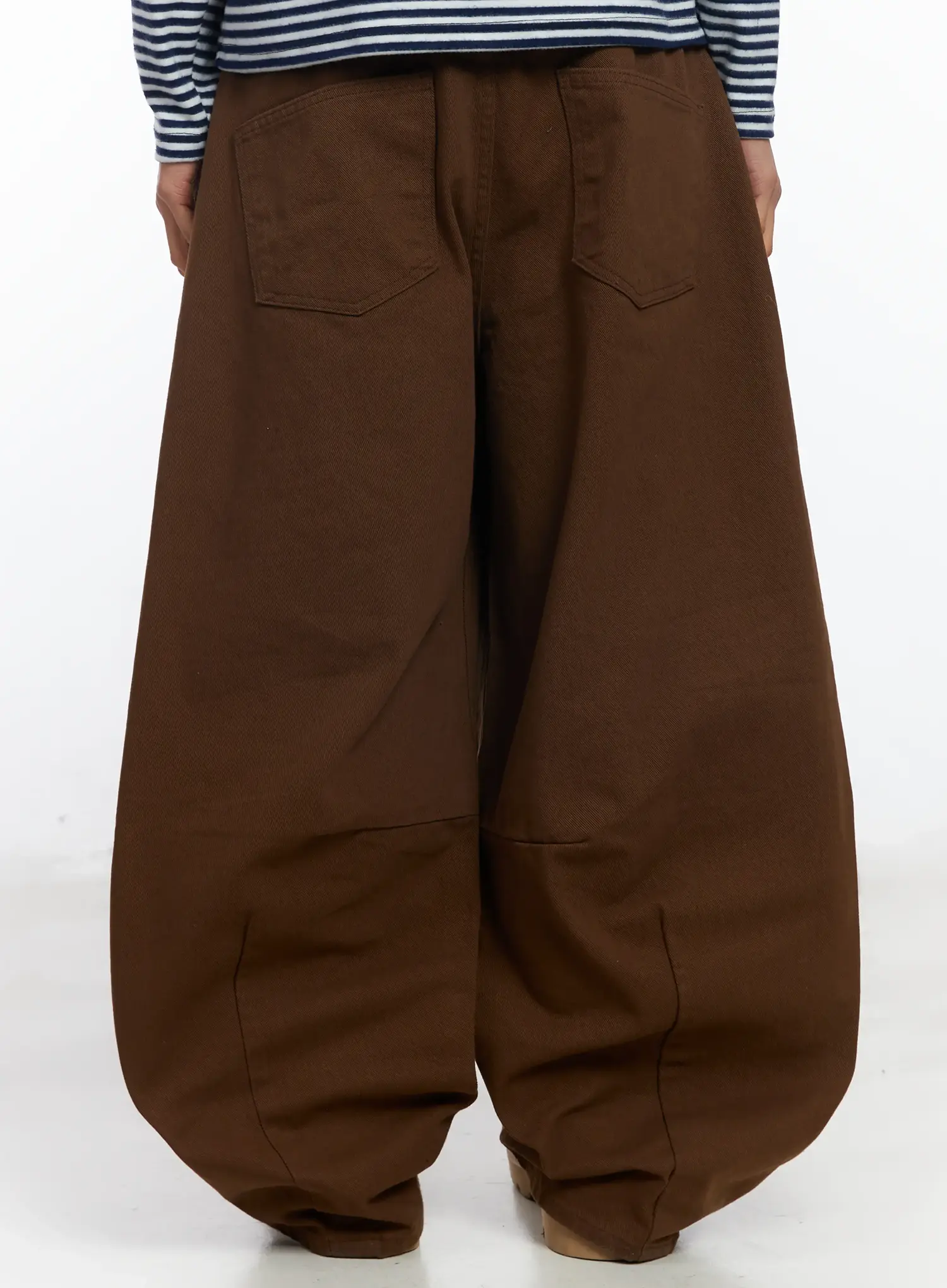 Men's Curved Fit Wide Leg Pants IF504 - Image 7