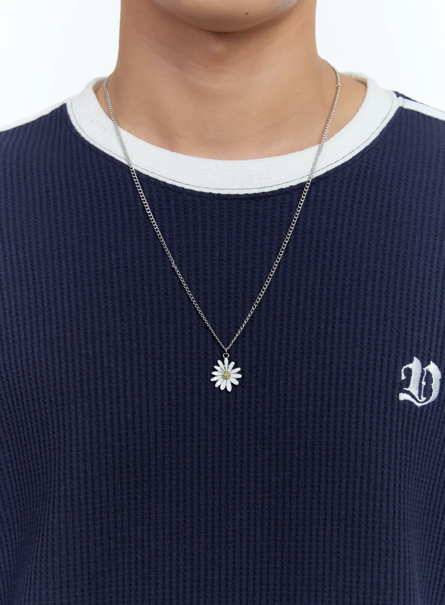 Men's Dandelion Charm Necklace IL517