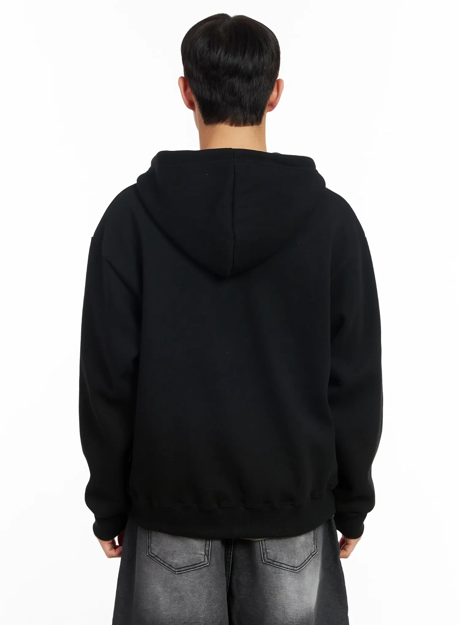 Men's Double Zip-Up Hoodie IM516 - Image 6