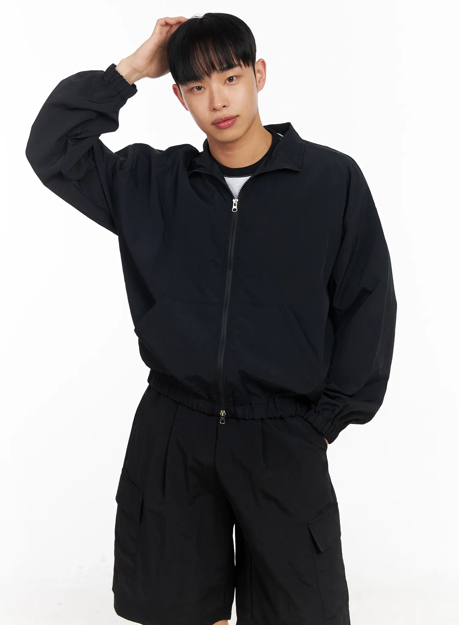 Men's Dual-Zip Windbreaker IA502 - Image 2