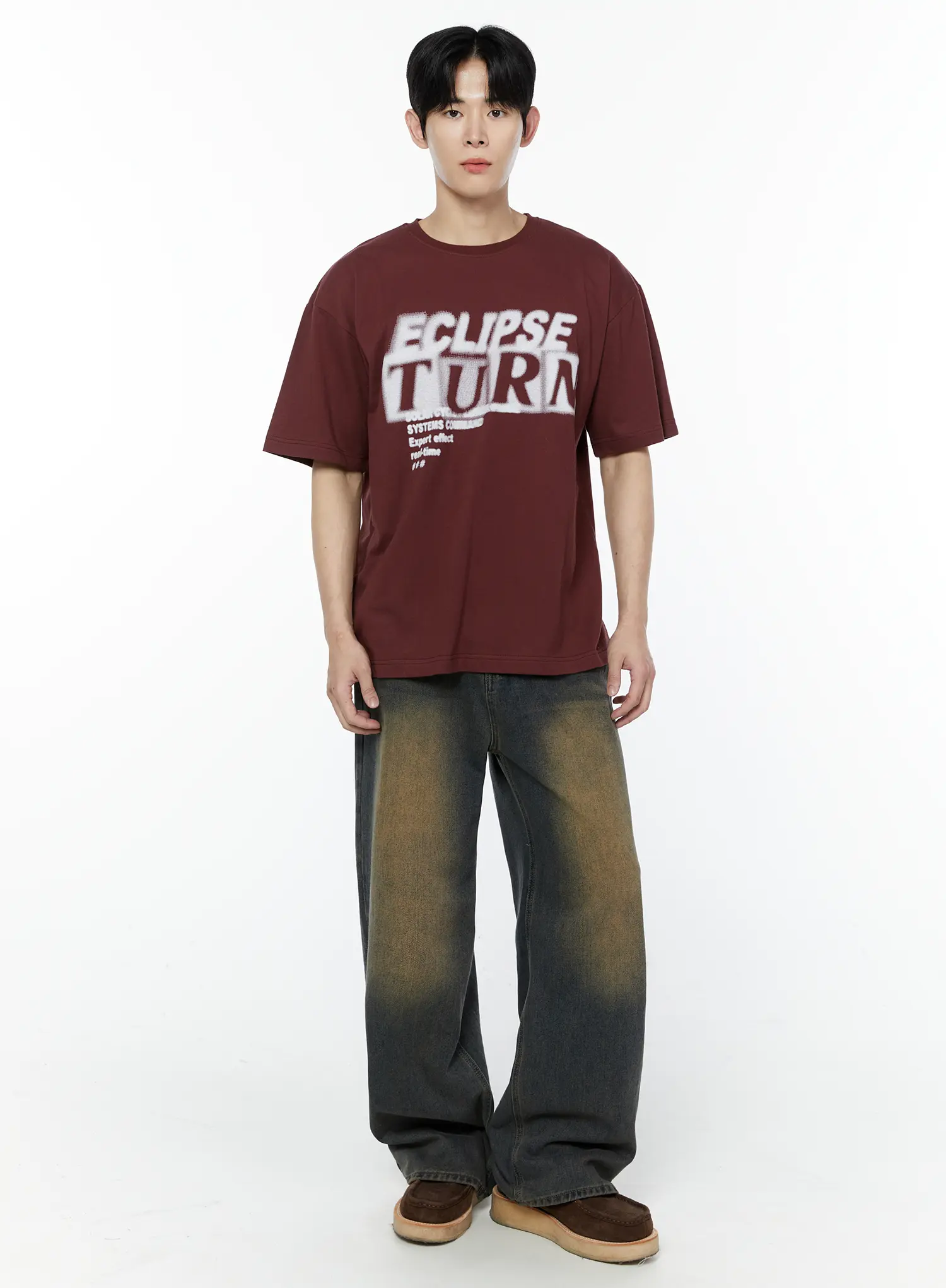 Men's Eclipse Turn Graphic T-Shirt IA527 - Image 2