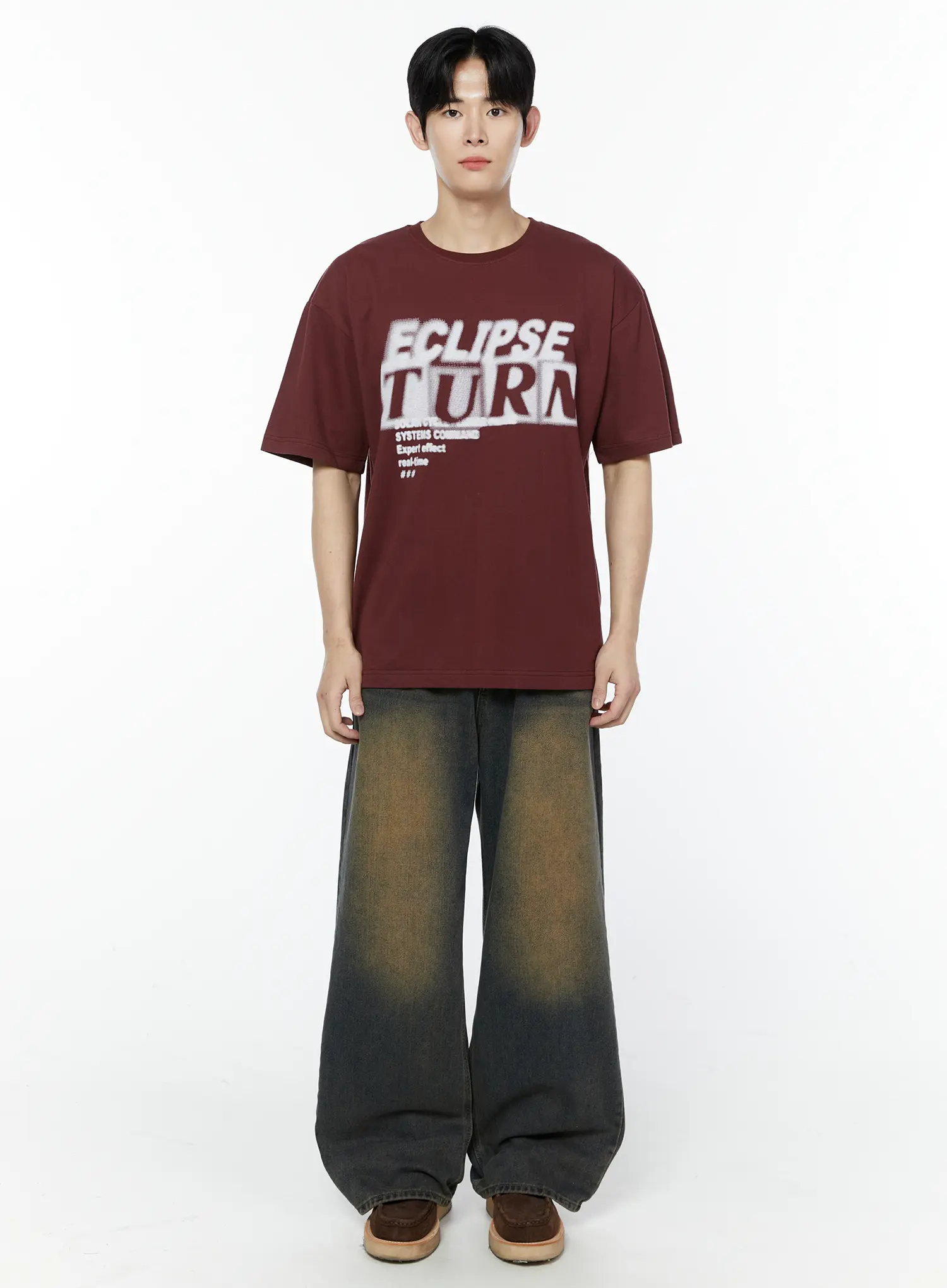 Men's Eclipse Turn Graphic T-Shirt IA527 - Image 4