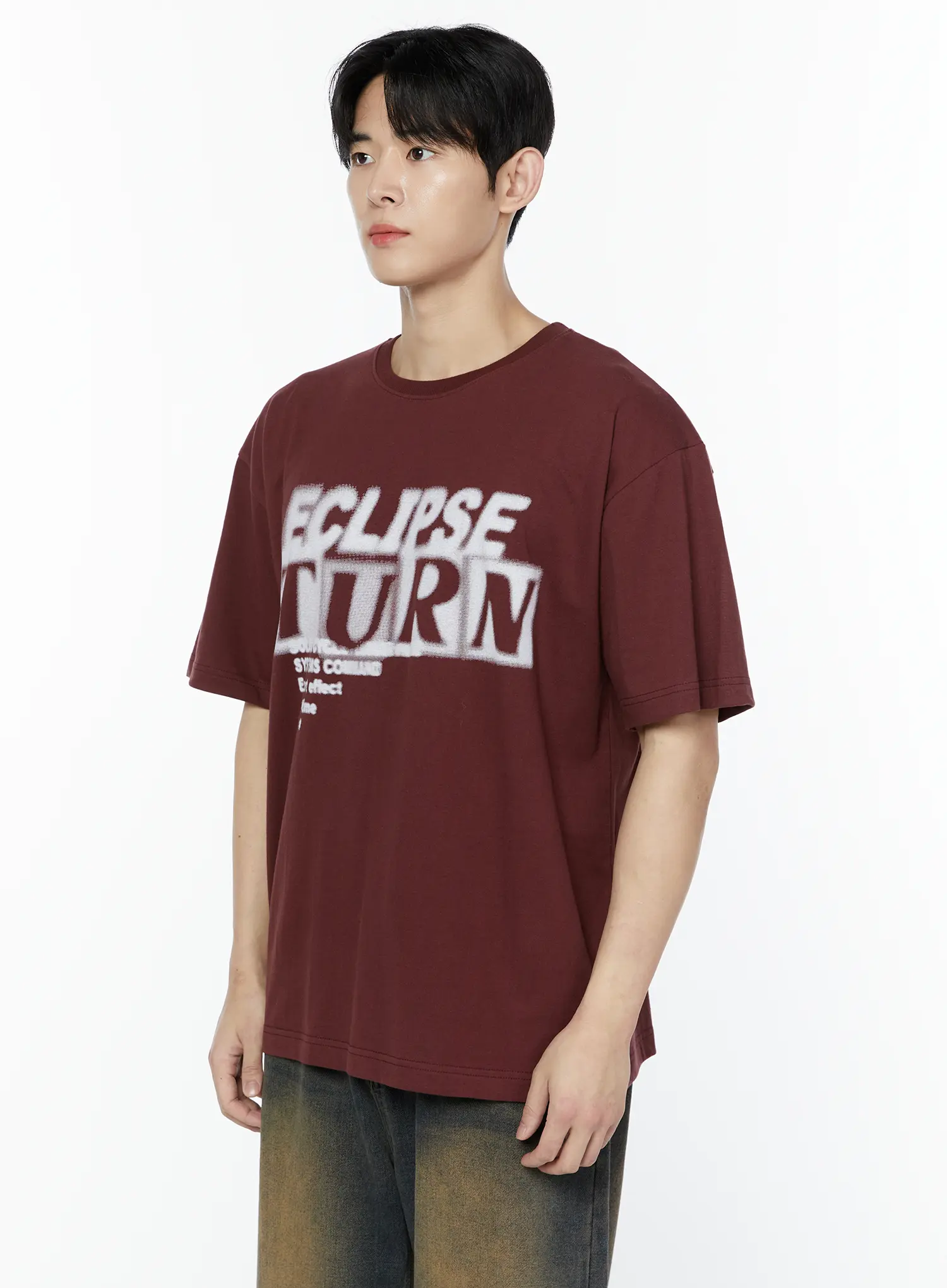 Men's Eclipse Turn Graphic T-Shirt IA527 - Image 5
