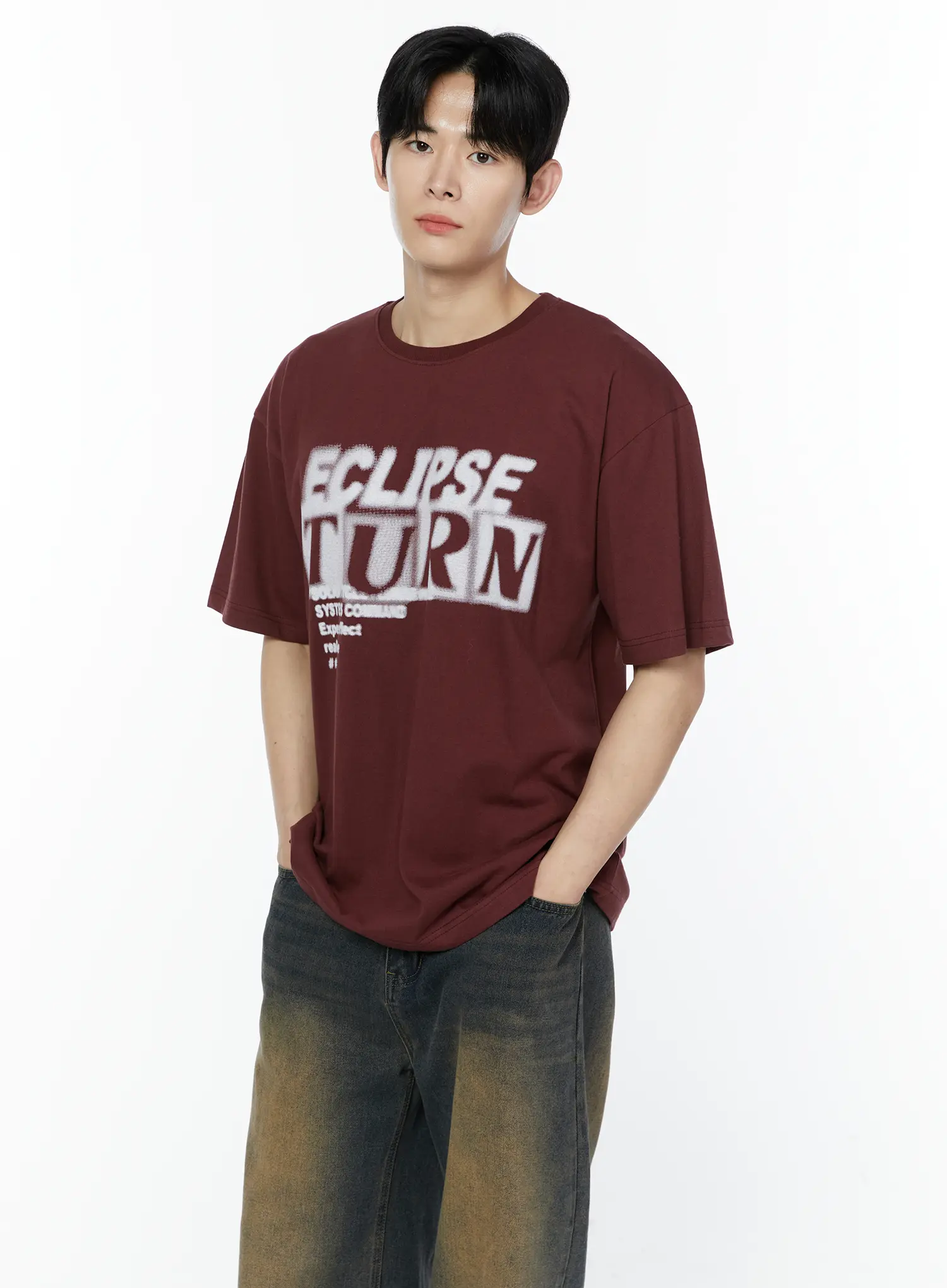 Men's Eclipse Turn Graphic T-Shirt IA527 - Image 7
