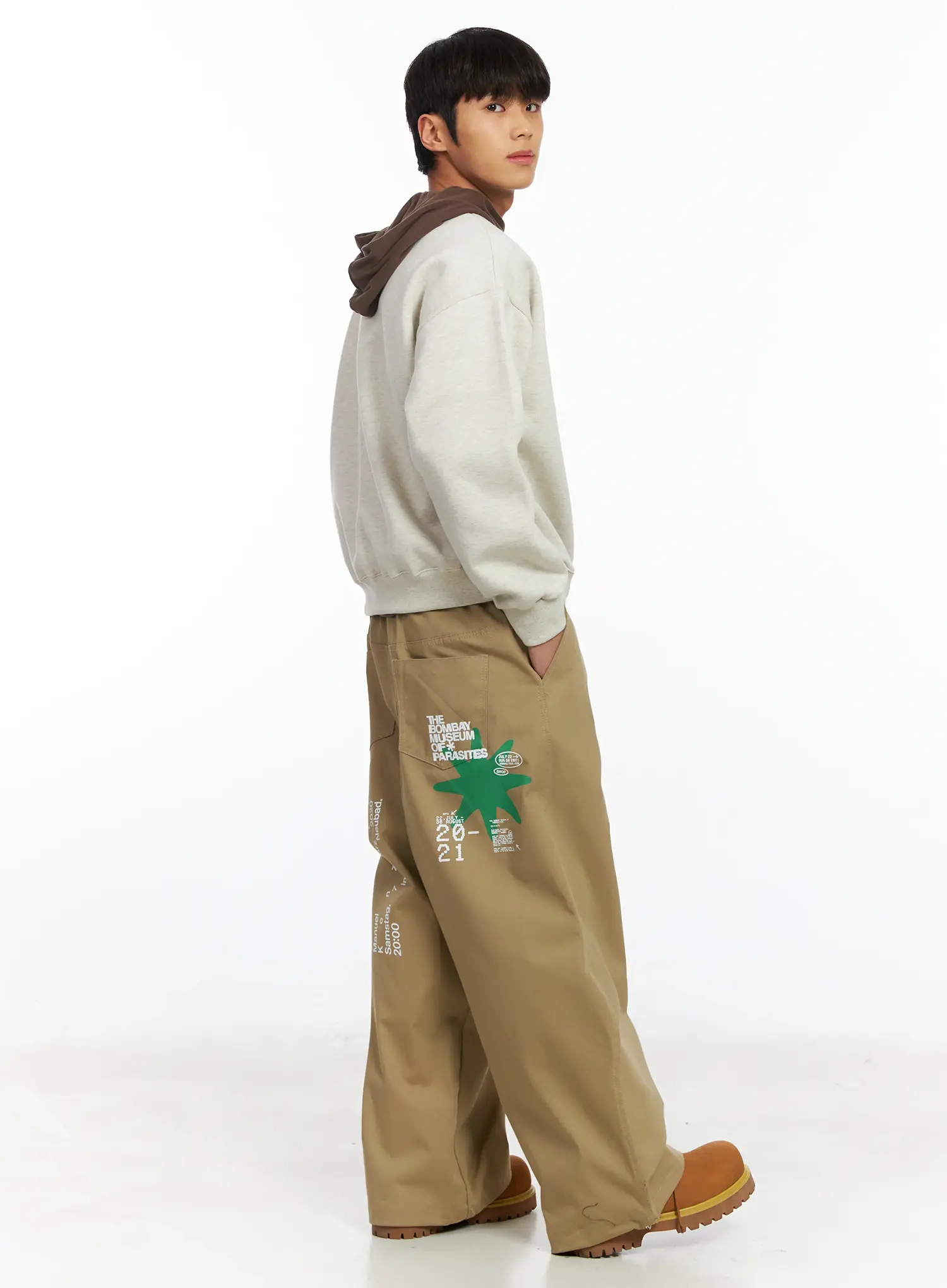 Men's Embroidered Fleece Sweatshirt IF506 - Image 8