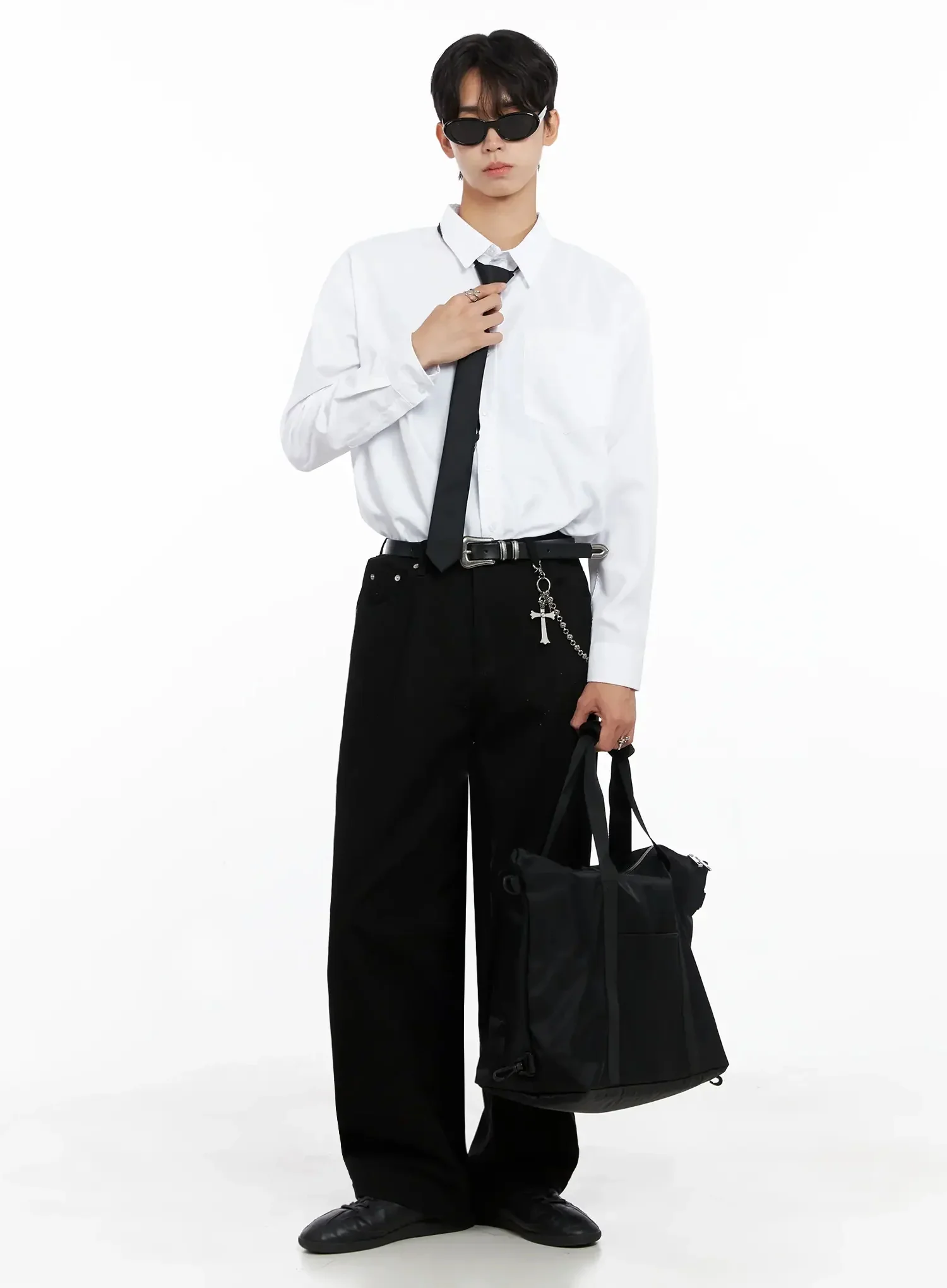 Men's Essential Button-Up Shirt IO516