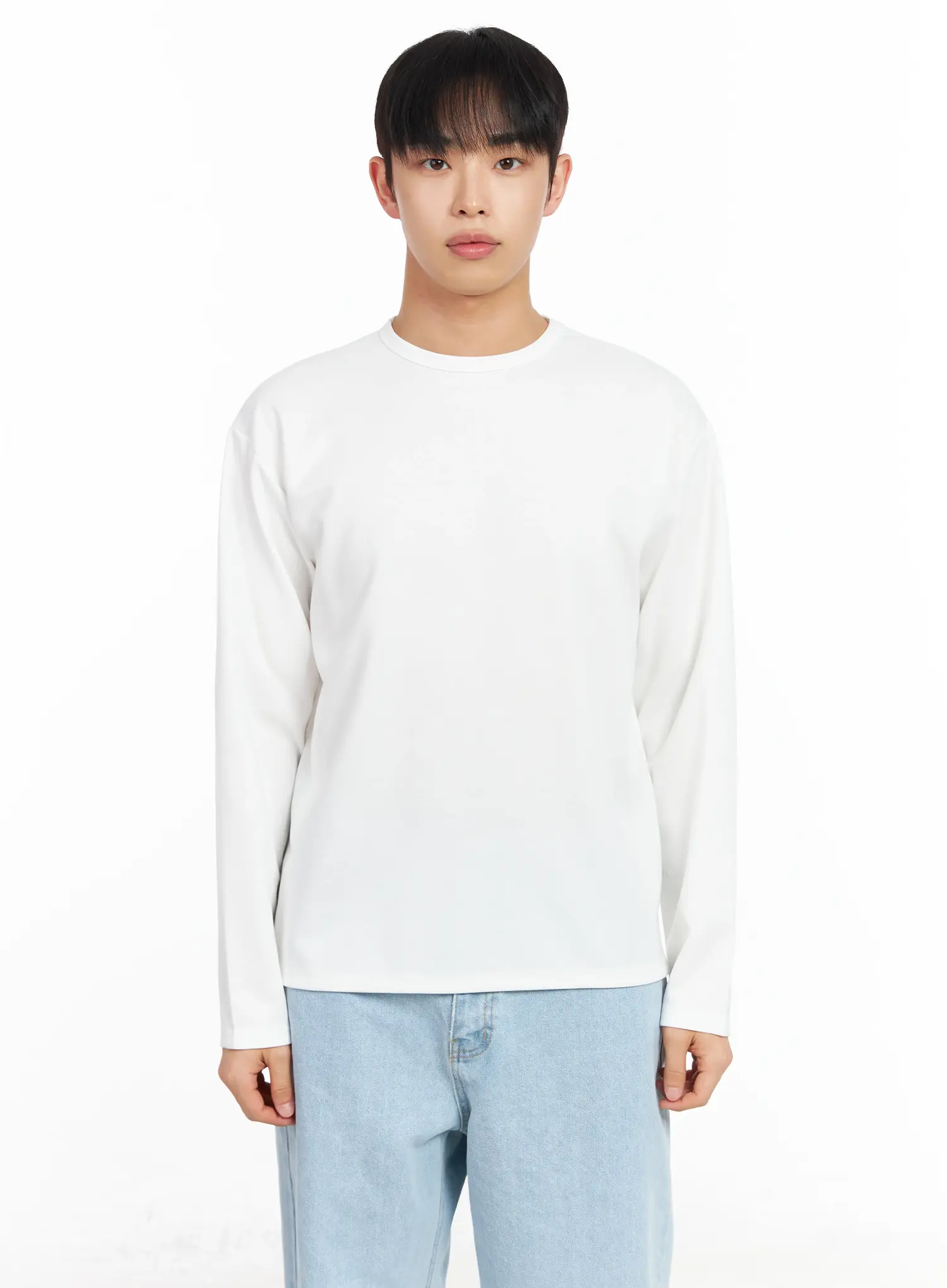 Men's Essential Long Sleeve Tee IM511 - Image 11
