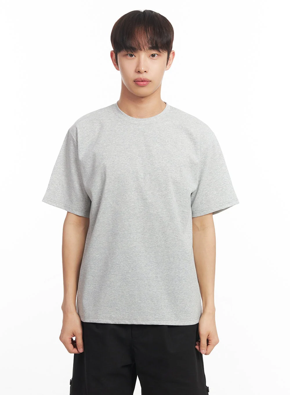 Men's Essential Solid T-Shirt IA518 - Image 12