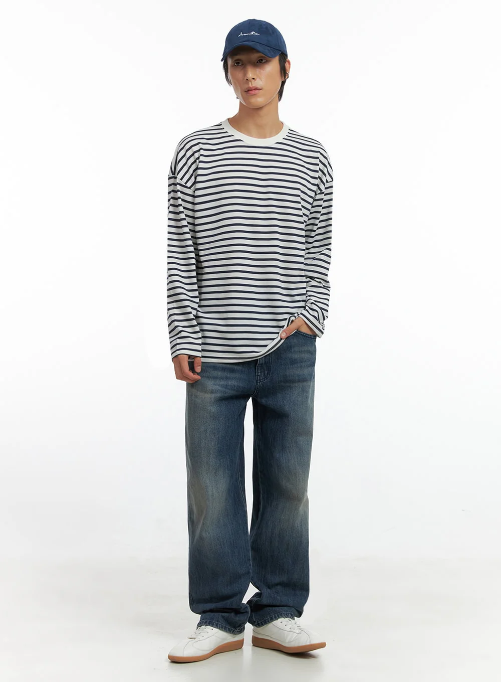 Men's Essential Striped Shirt IO417 - Image 6