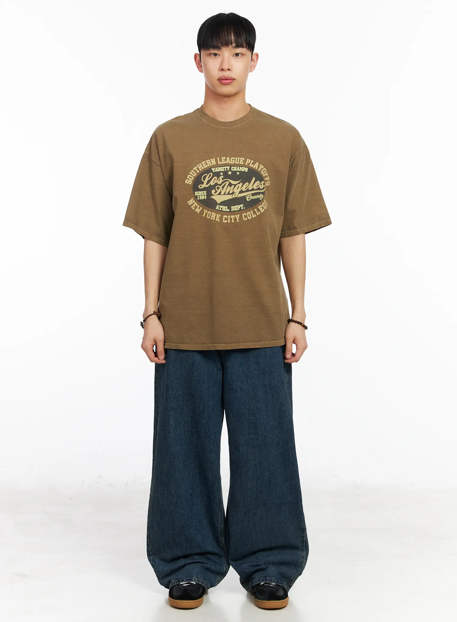 Men's Essential Wide Leg Jeans IA501 - Image 4