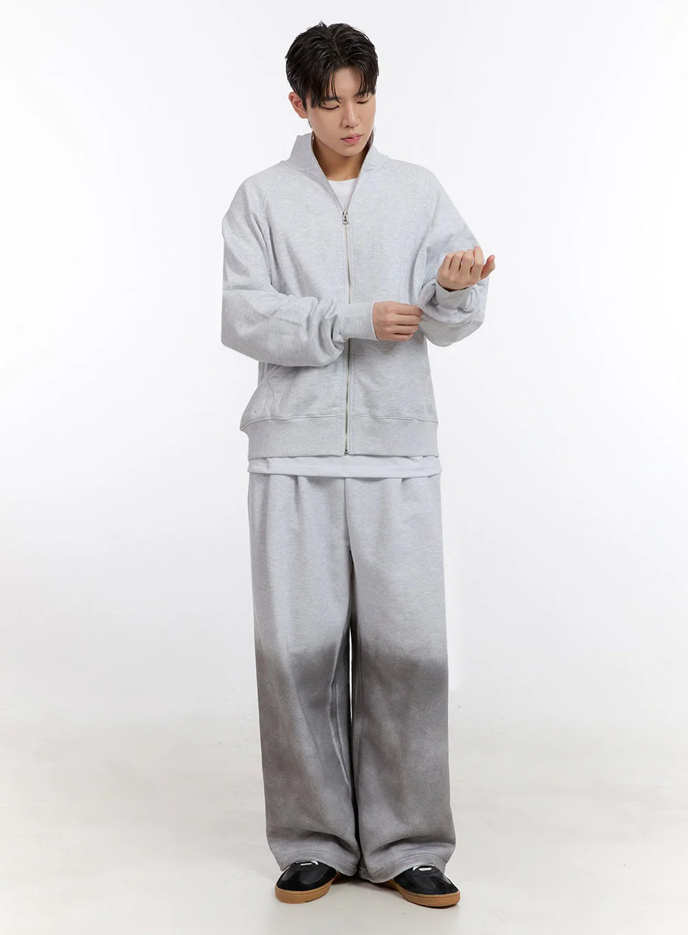 Men's Essential Zip-Up Jacket IF528 - Image 2