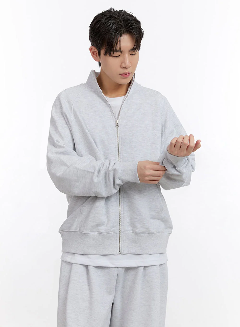 Men's Essential Zip-Up Jacket IF528 - Image 5