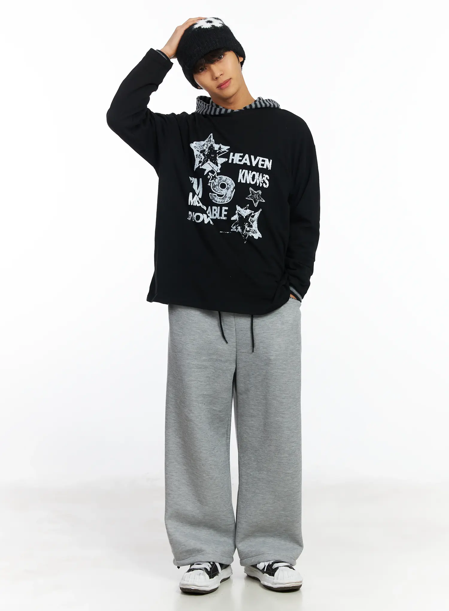 Men's Fleece Drawstring Sweatpants IF506 - Image 10