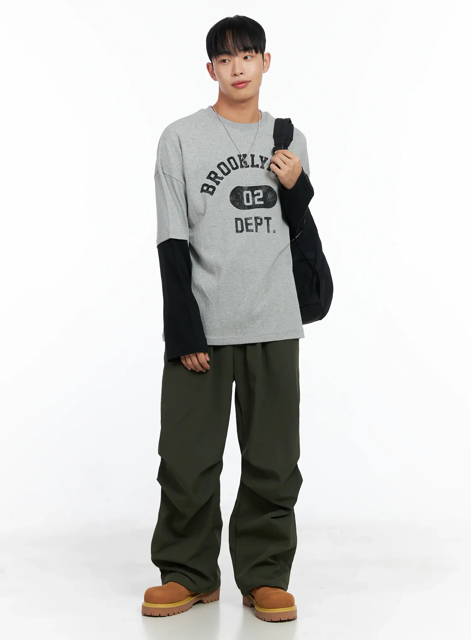 Men's Fleece Parachute Pants IN518 - Image 10